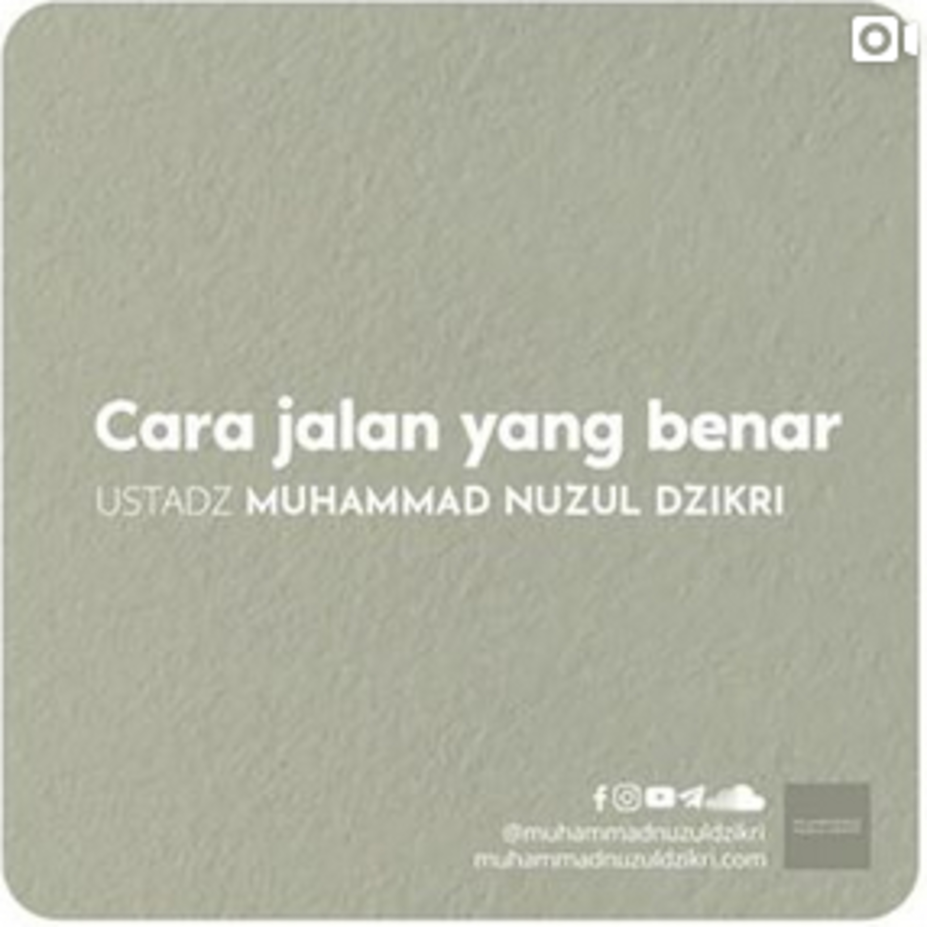 CARA JALAN YANG BENAR (1 menit)
