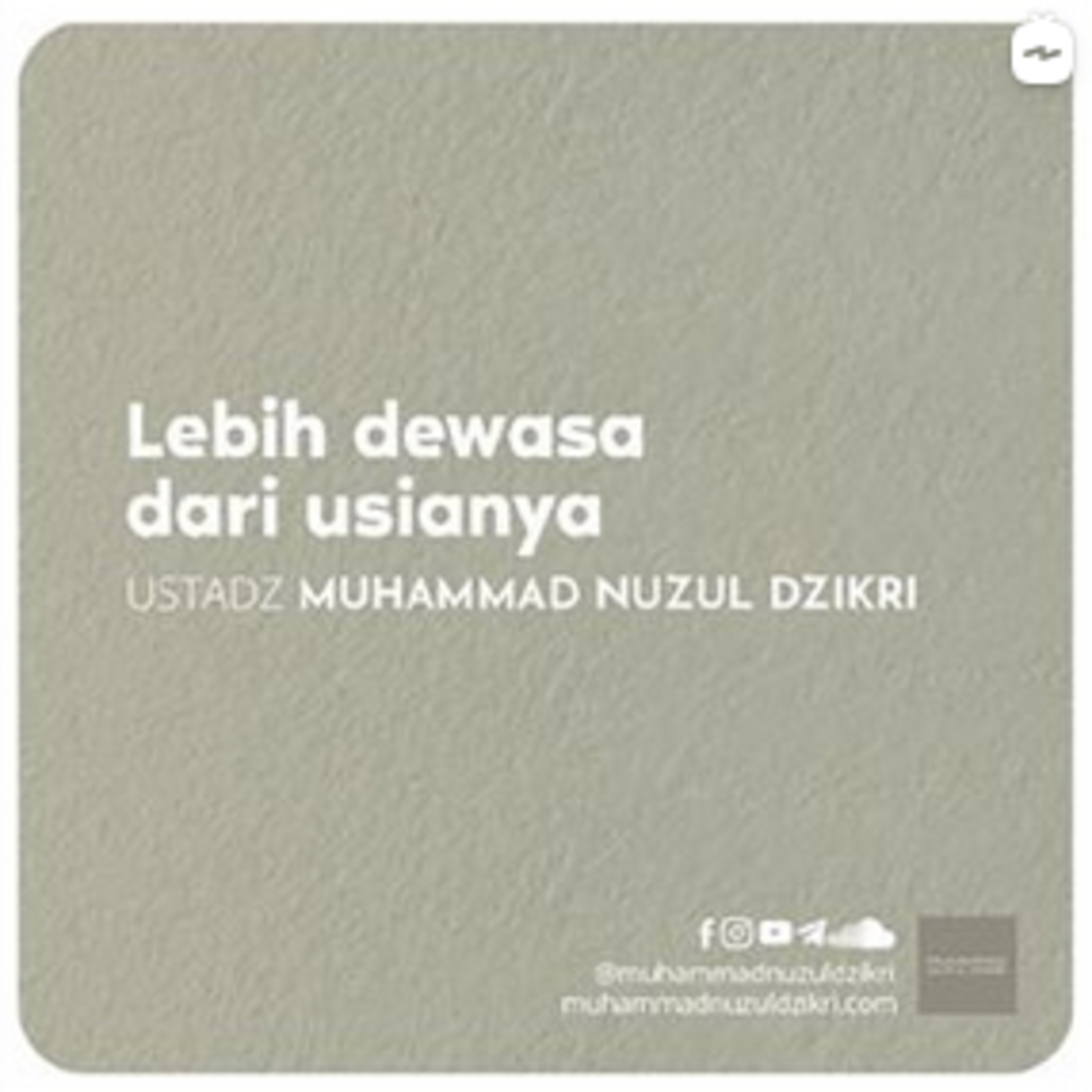 LEBIH DEWASA DARI USIANYA (1 menitan) 