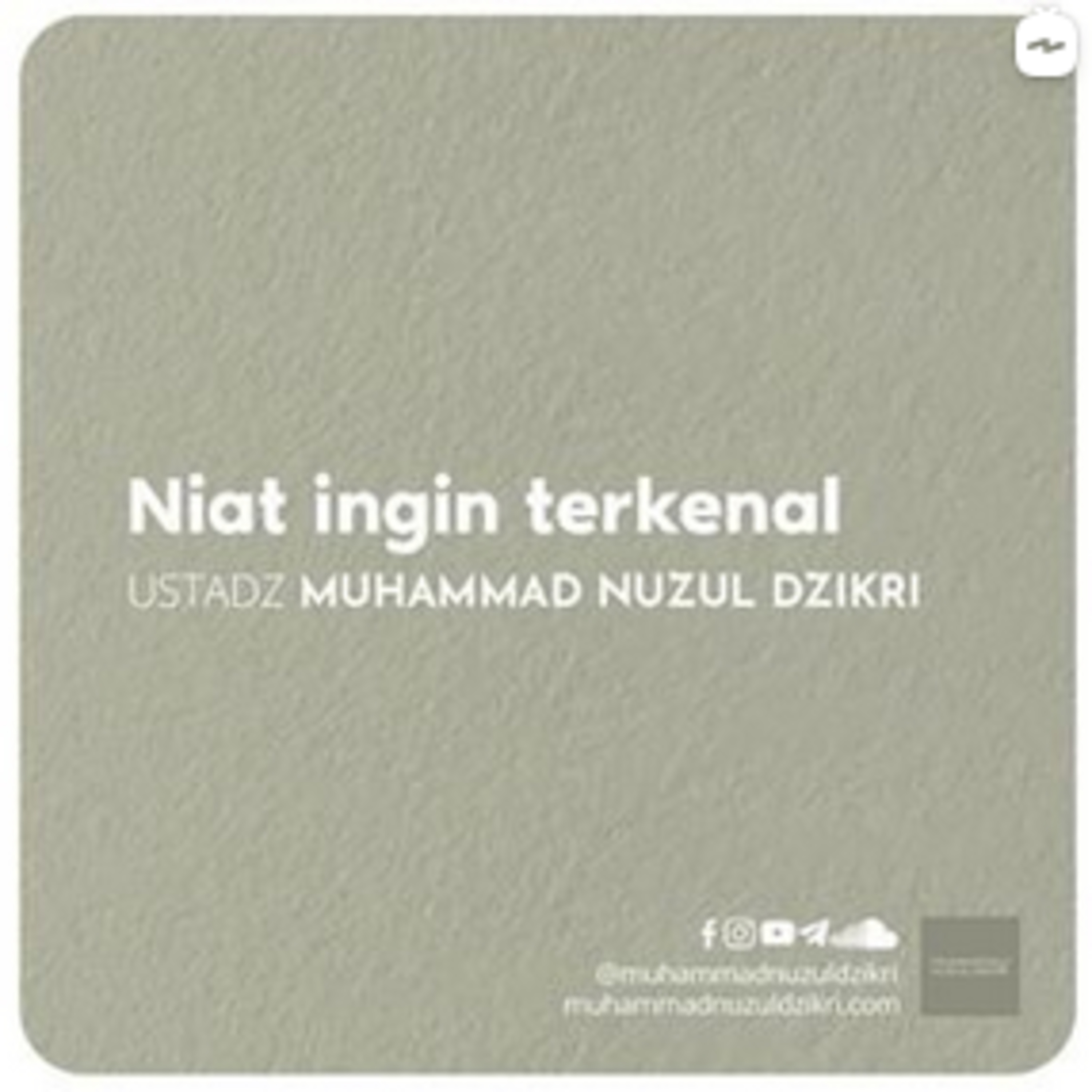 NIAT INGIN TERKENAL (4 menitan)