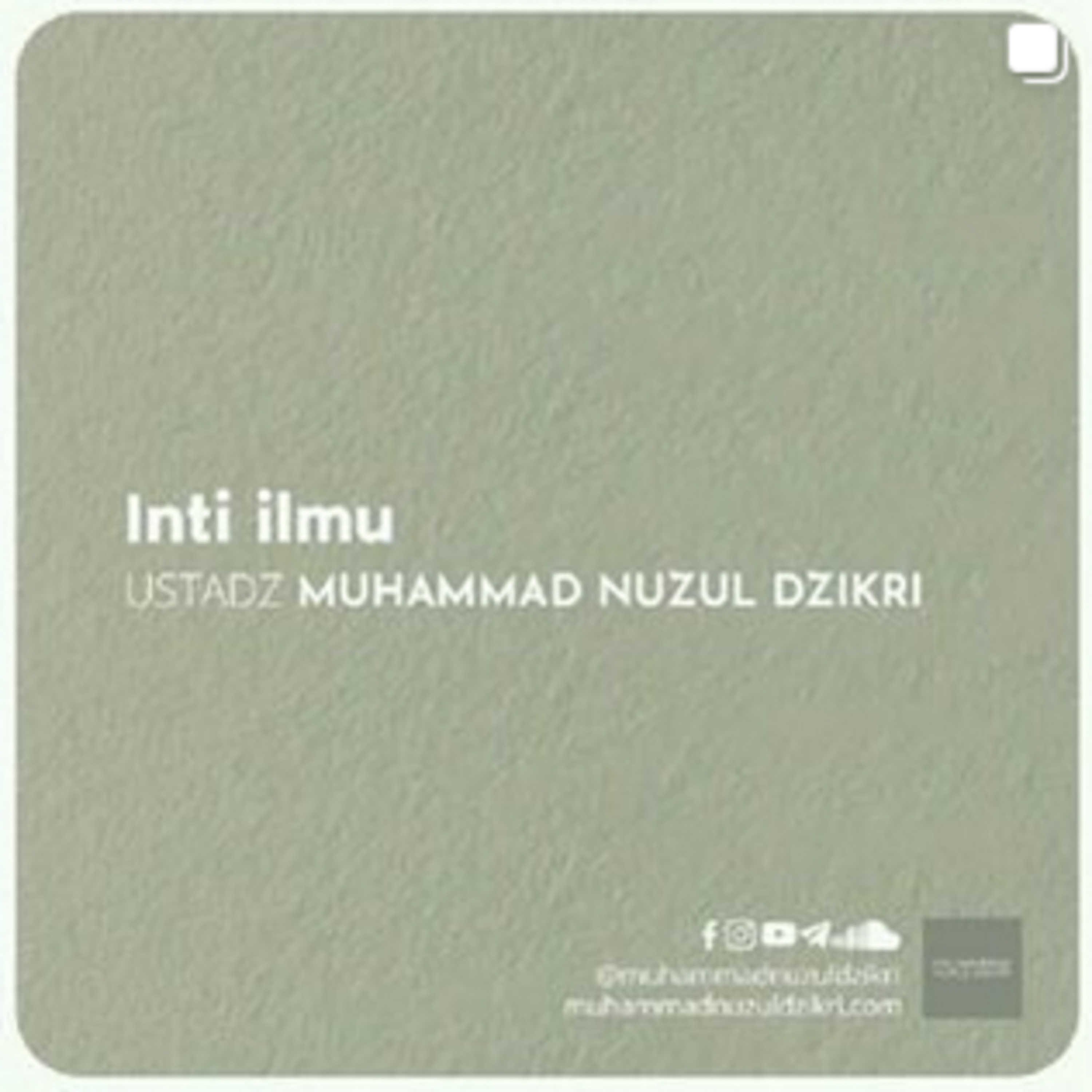 INTI ILMU (2 menitan)