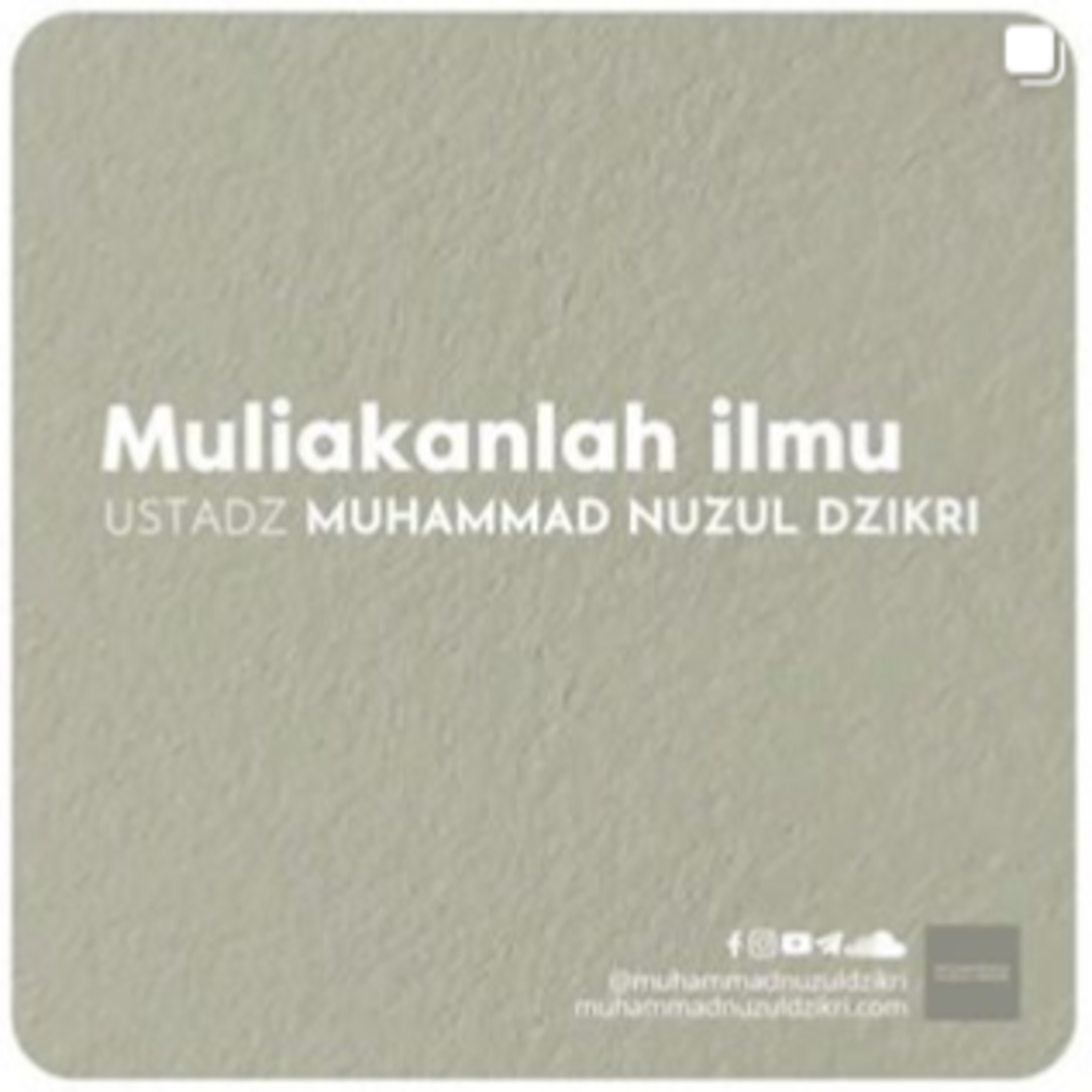 MULIAKANLAH ILMU (1 menitan!)