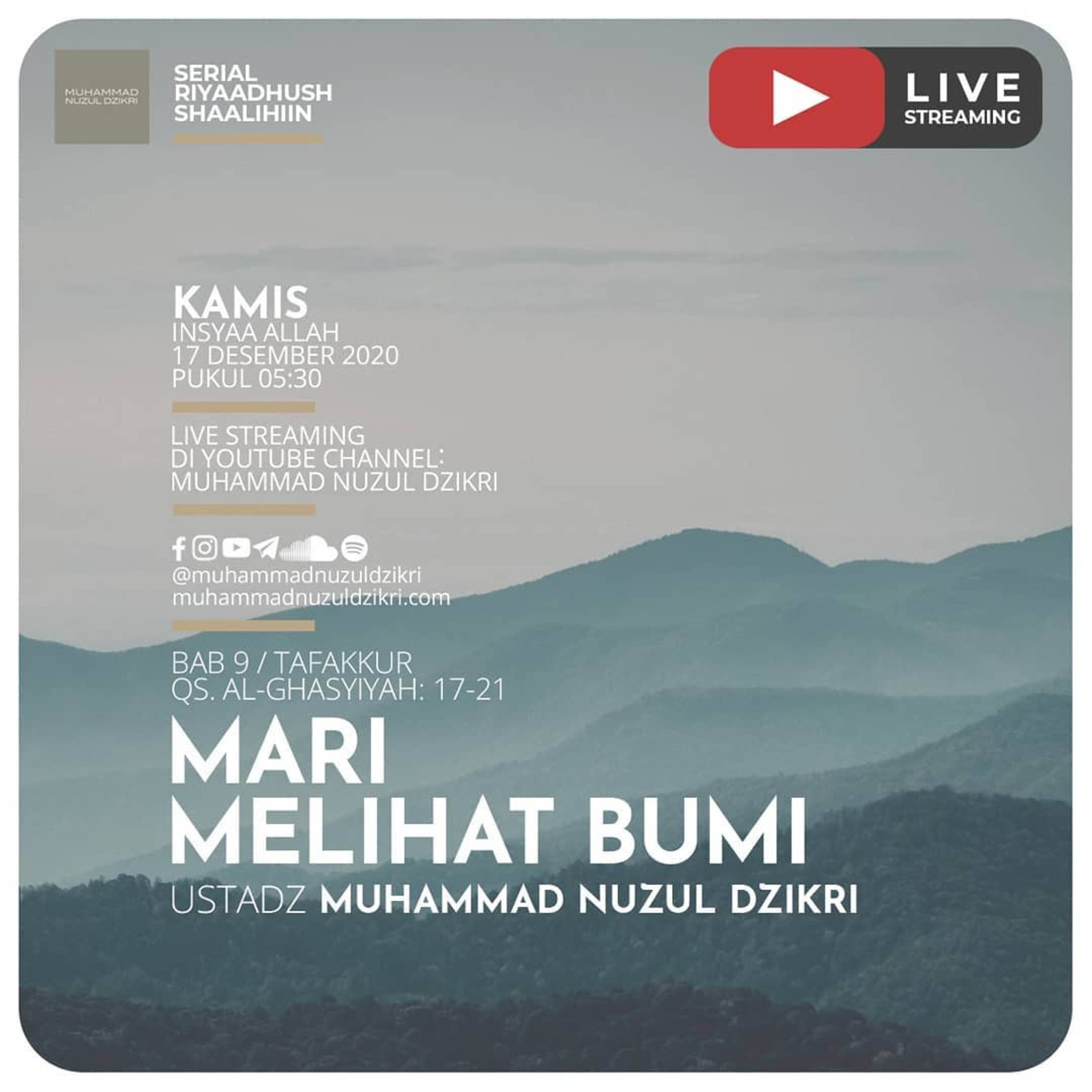 Riyaadhushshaalihiin 244. "MARI MELIHAT BUMI"