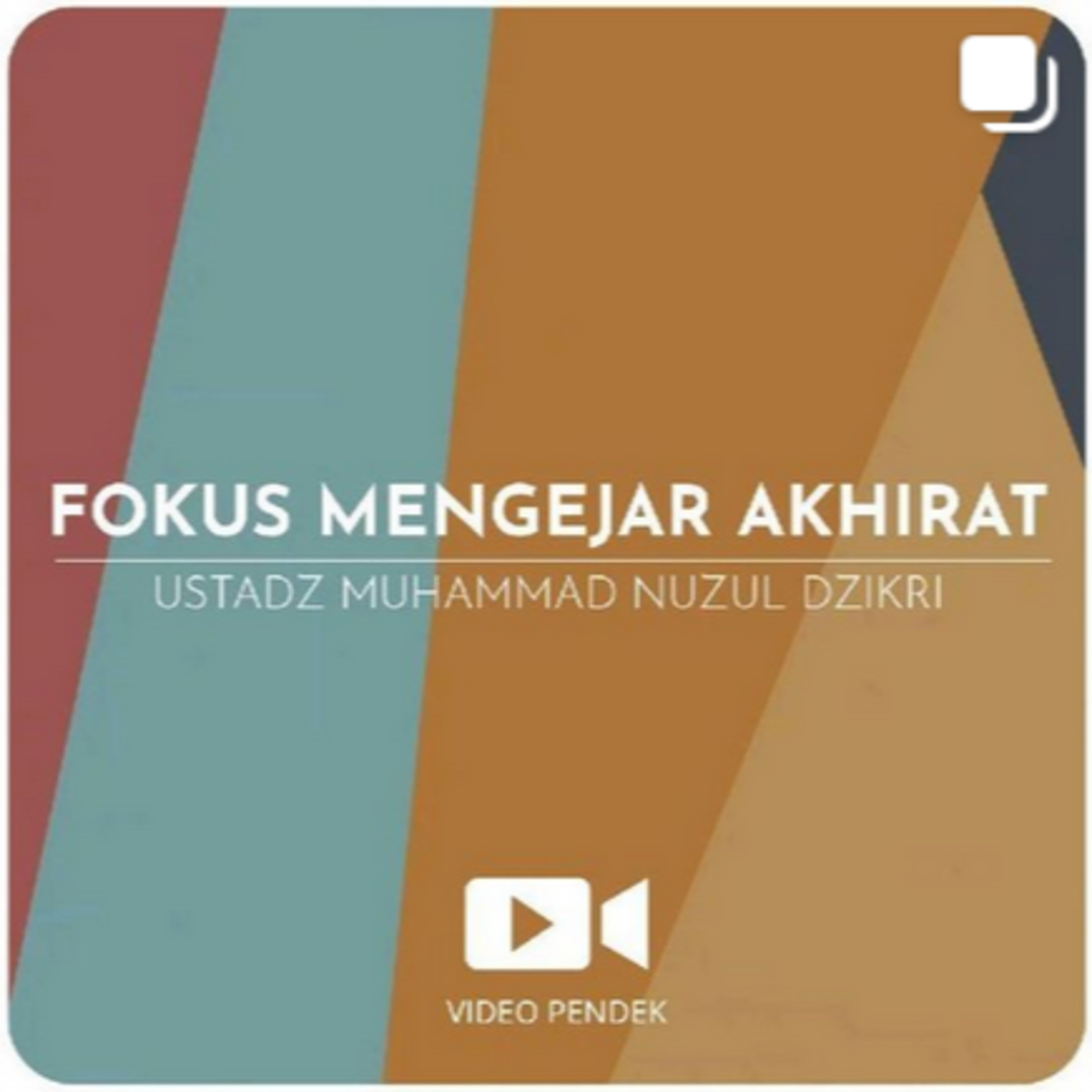 FOKUS MENGEJAR AKHIRAT (1 menitan)