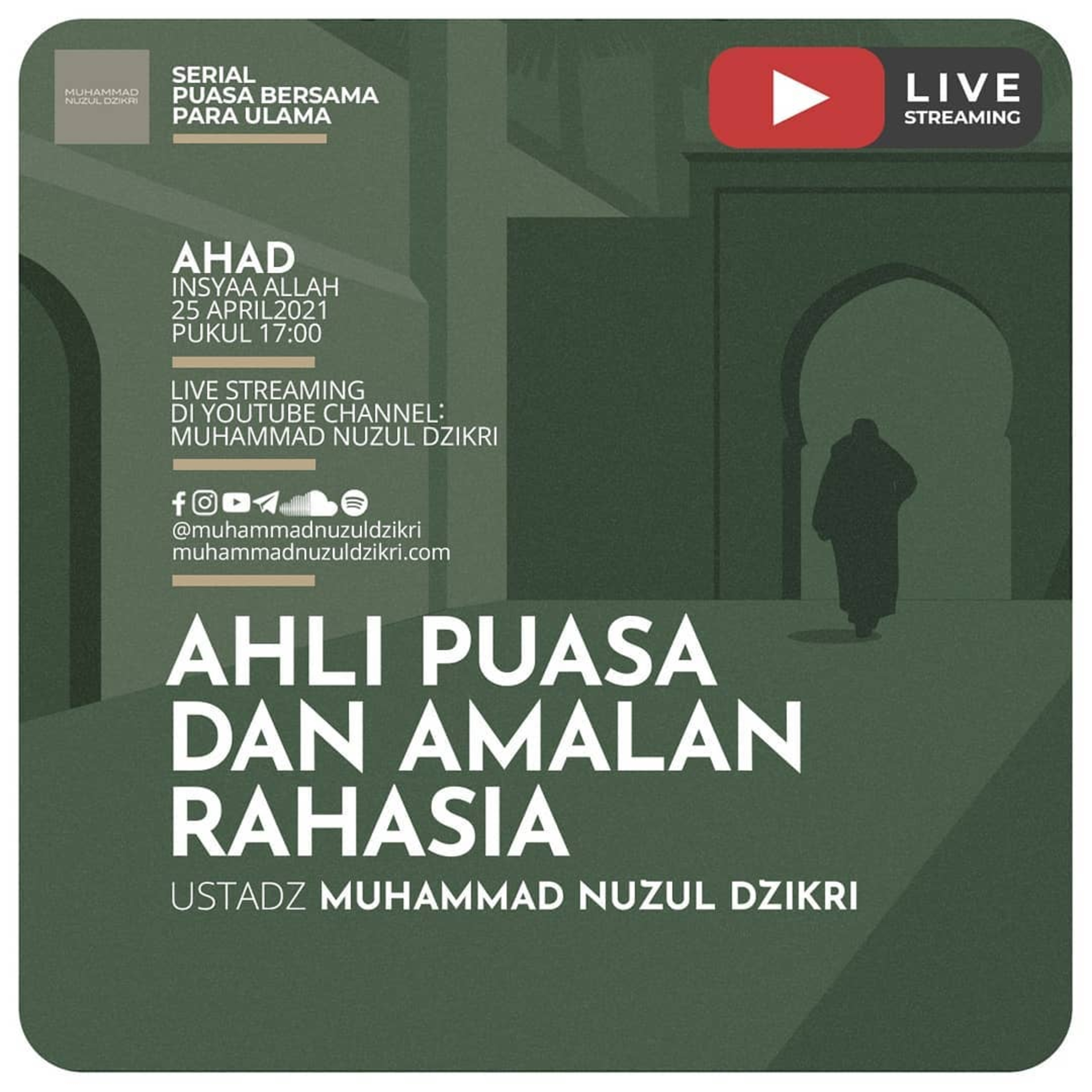 12. AHLI PUASA DAN AMALAN RAHASIA | Serial Puasa Bersama Para Ulama