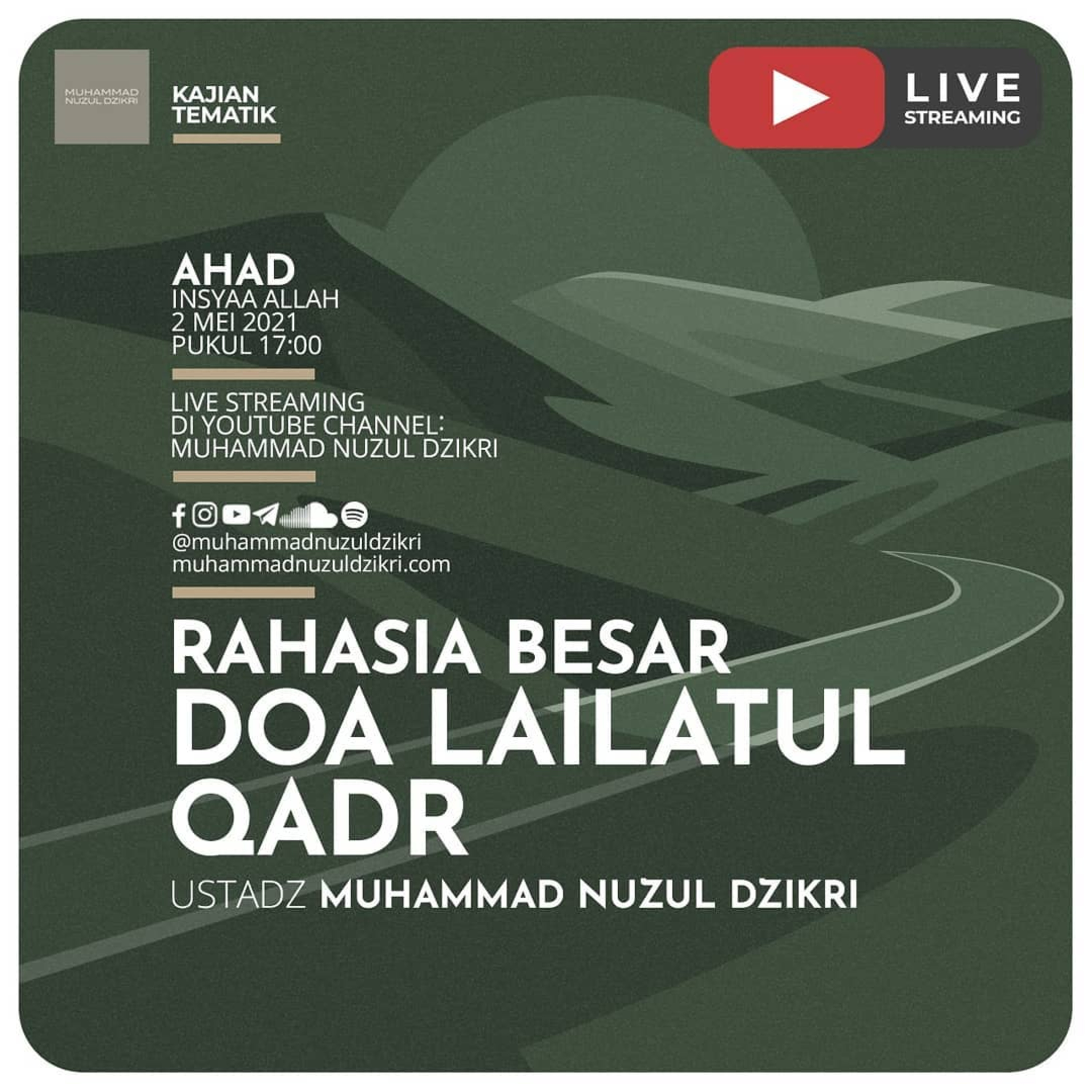 19. RAHASIA BESAR DOA LAILATUL QADR | Kajian Tematik