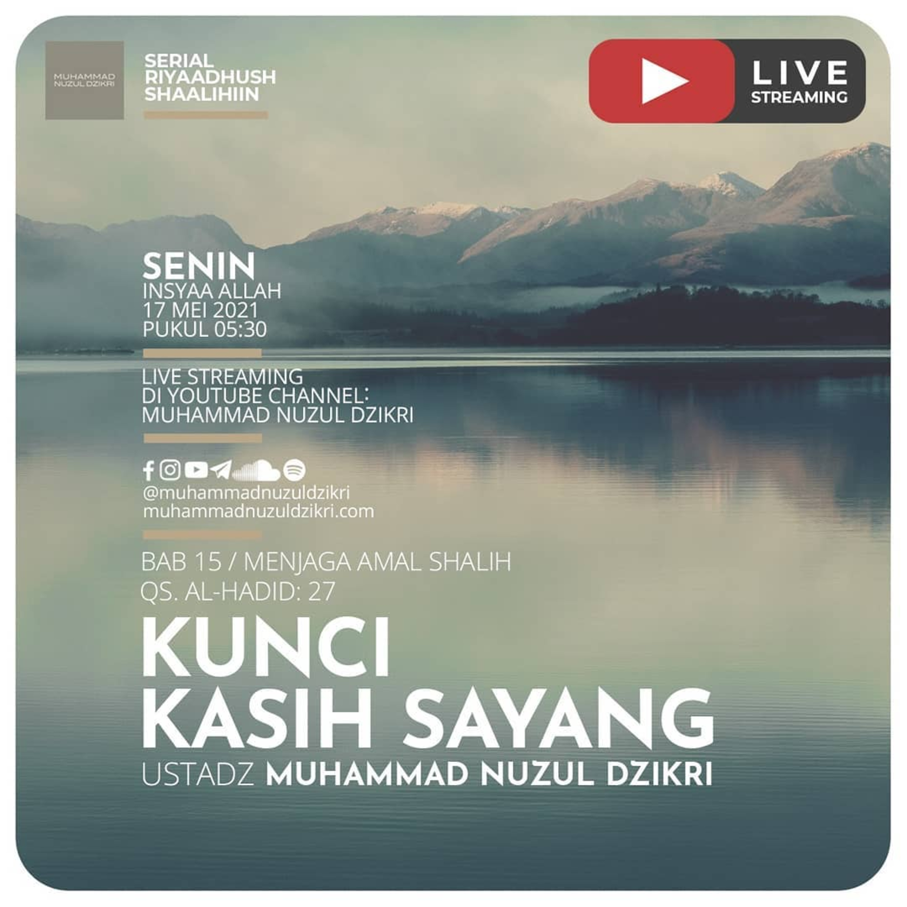 Riyaadhushshaalihiin 377. "KUNCI KASIH SAYANG"