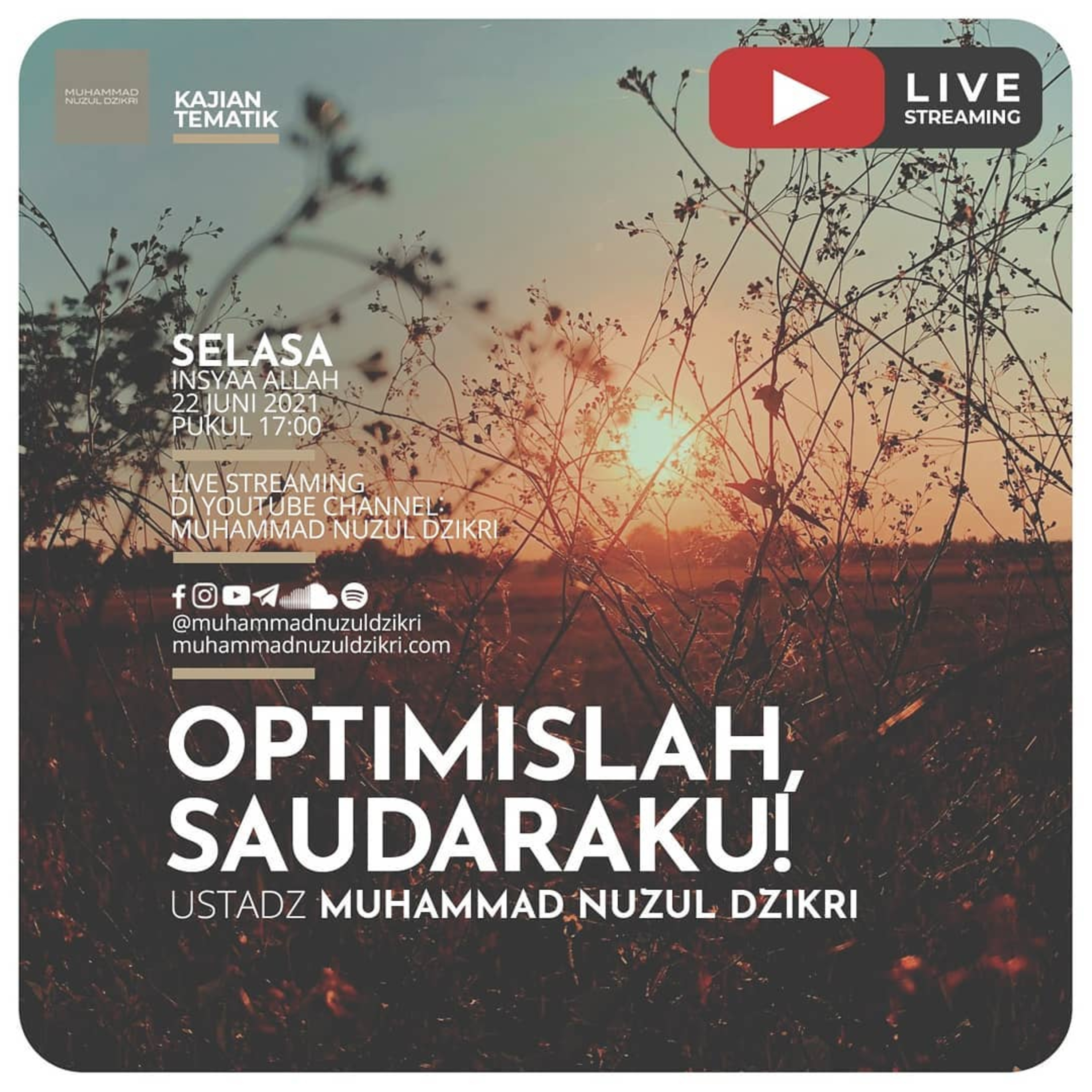 OPTIMISLAH, SAUDARAKU! | Kajian Tematik