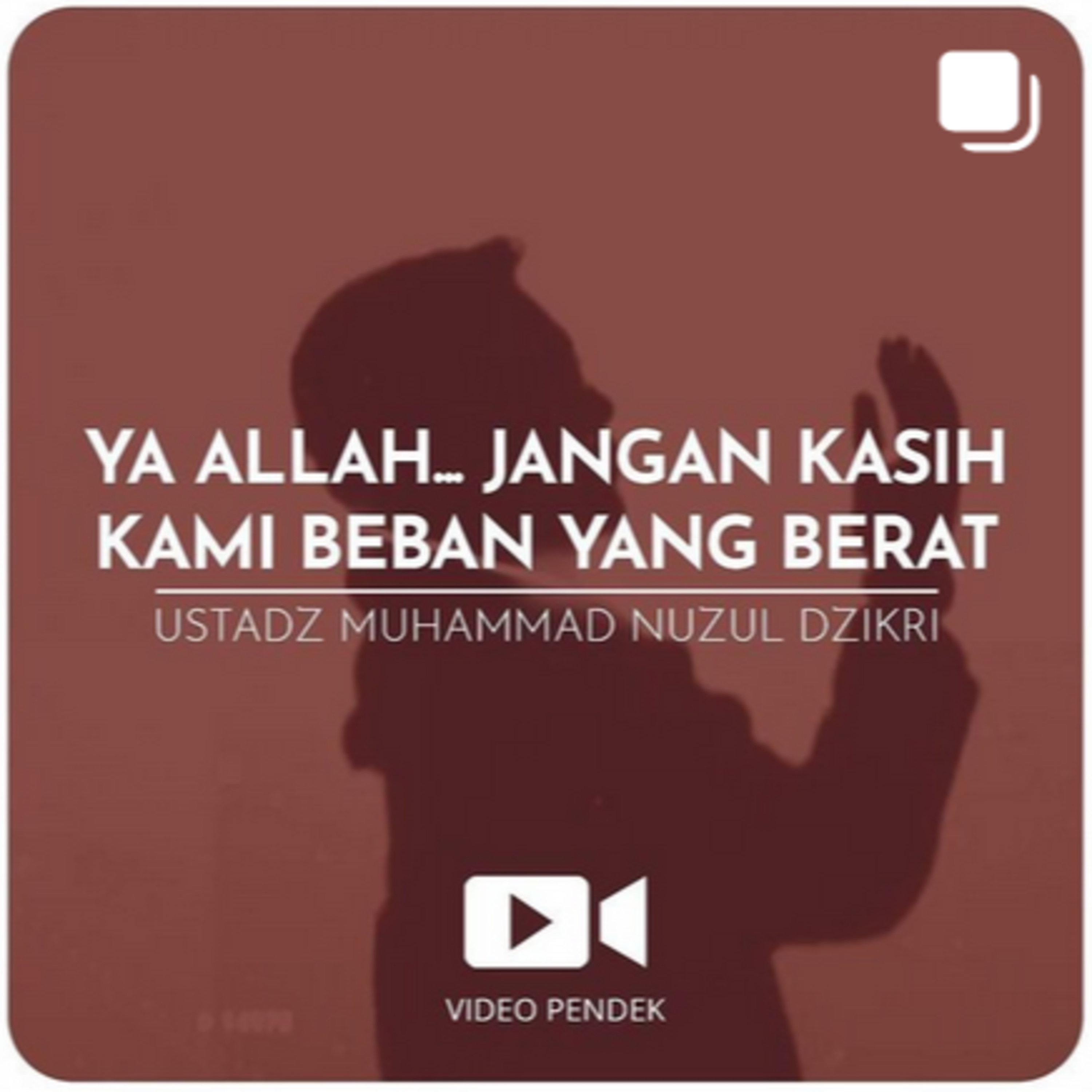 YA ALLAH... JANGAN KASIH KAMI BEBAN YANG BERAT (4 menitan)