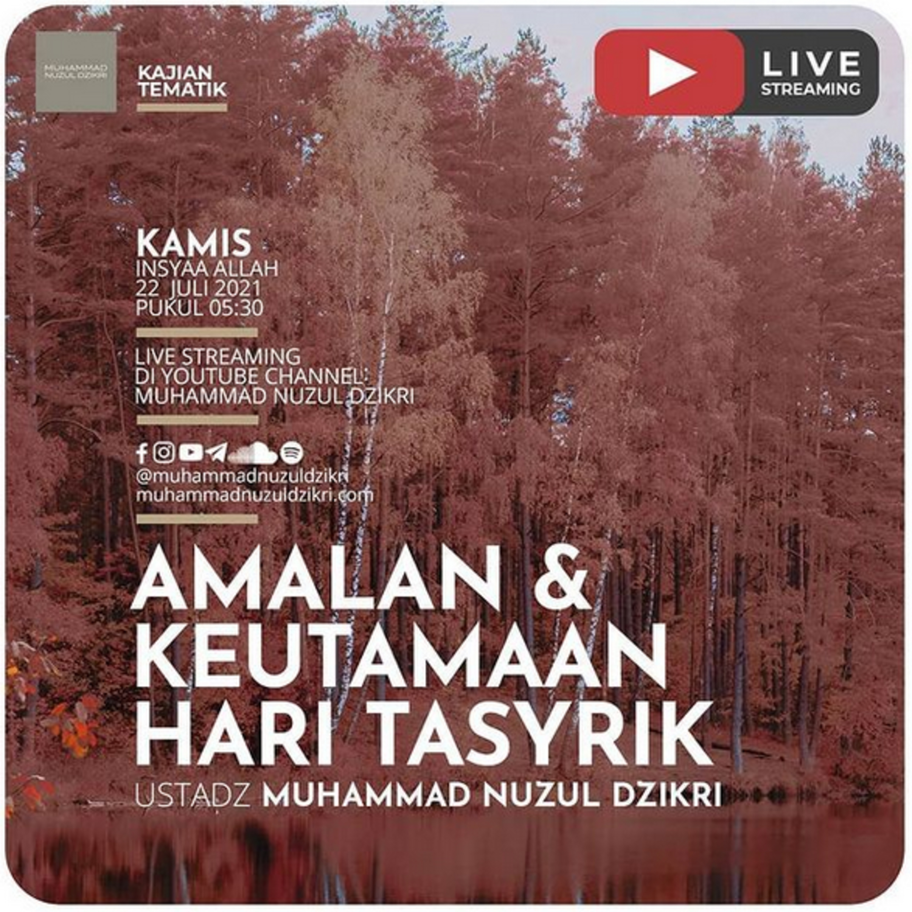 AMALAN & KEUTAMAAN HARI TASYRIK | Kajian Tematik