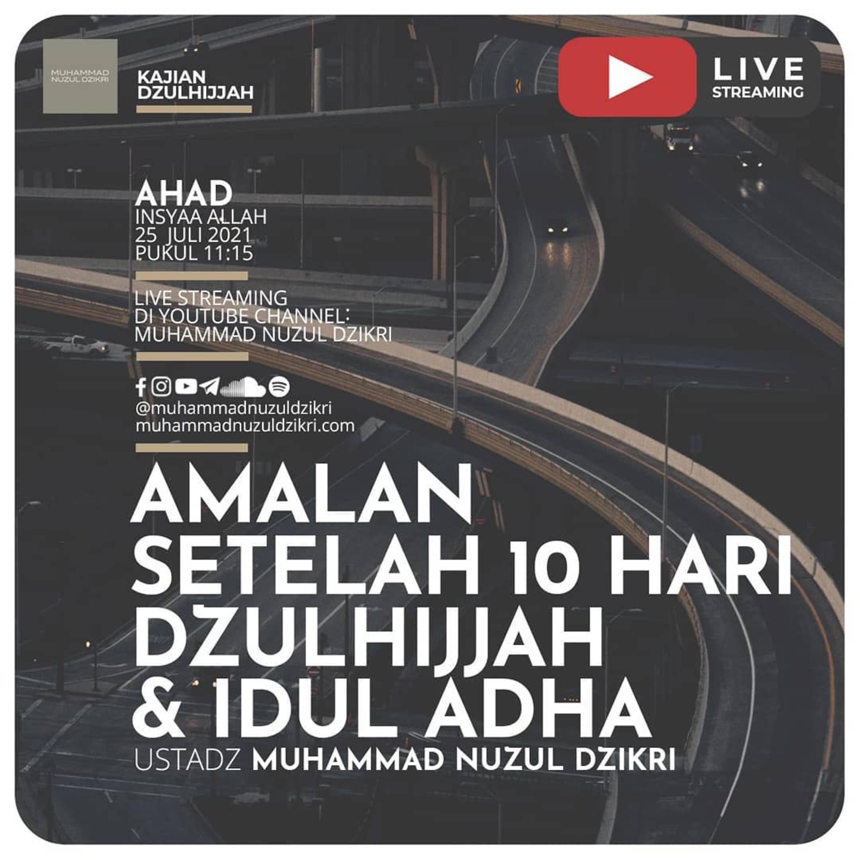 AMALAN SETELAH 10 HARI DZULHIJJAH & IDUL ADHA | Kajian Dzulhijjah