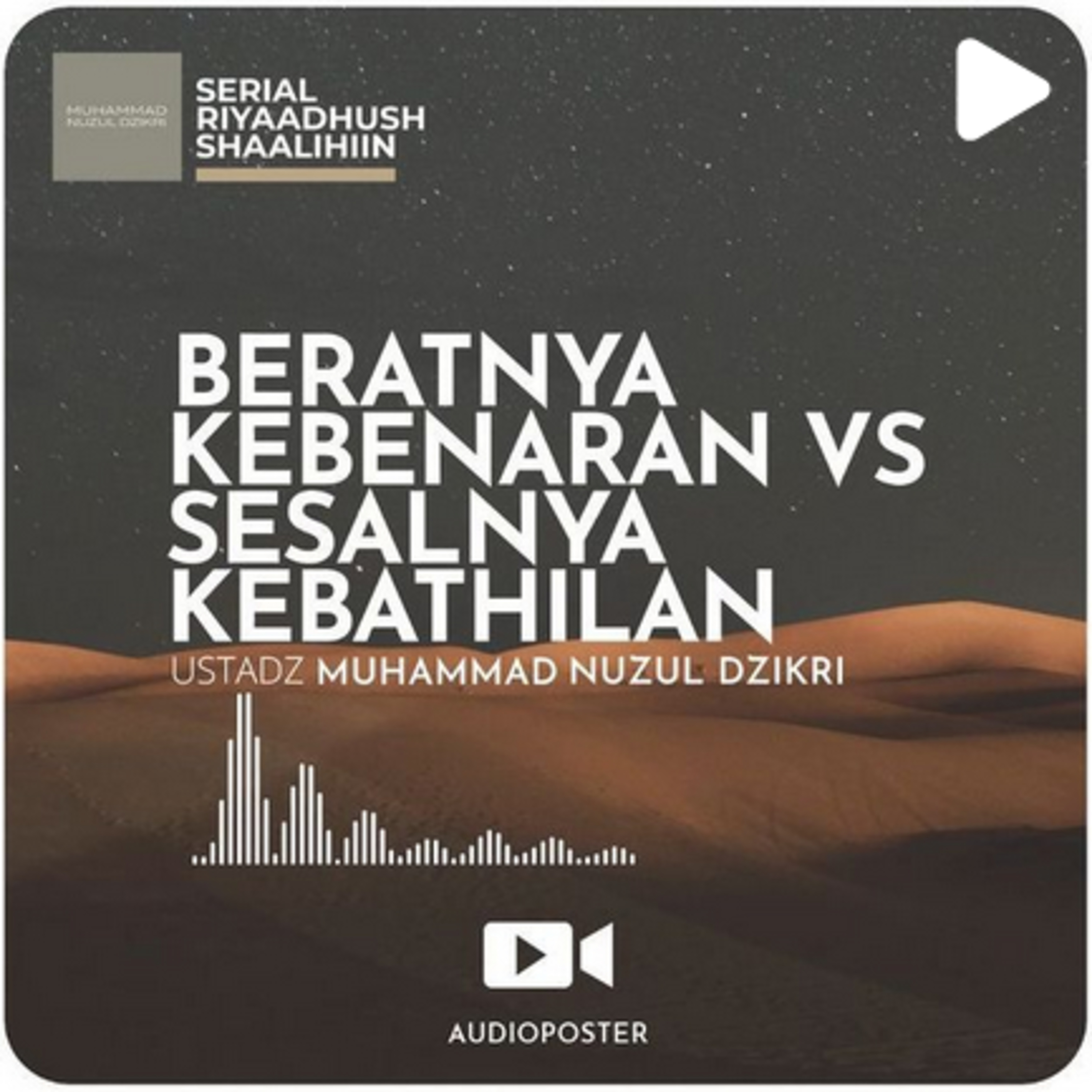 BERATNYA KEBENARAN VS SESALNYA KEBATHILAN (kurang dari 1 menit)