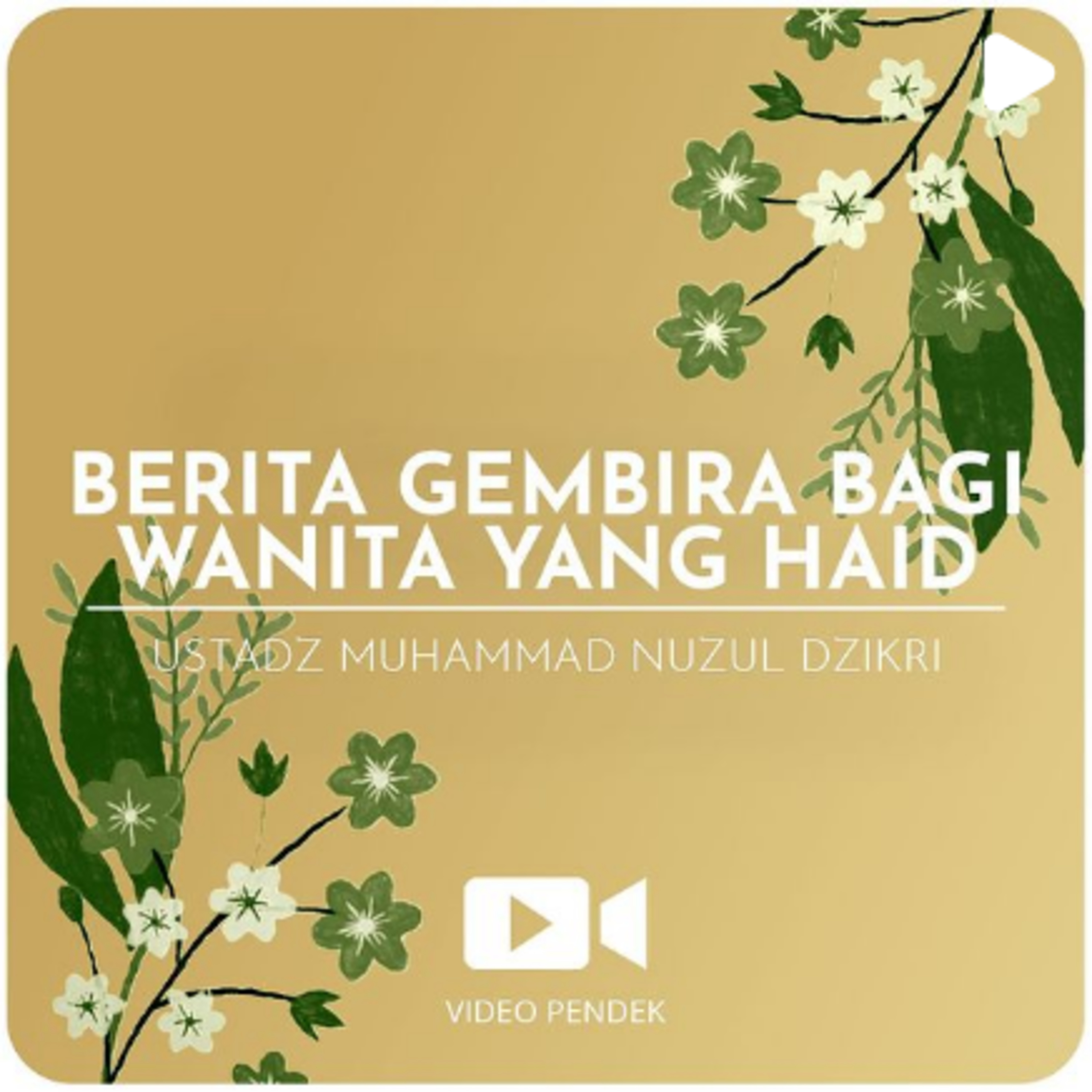 BERITA GEMBIRA BAGI WANITA YANG HAID (2 menitan)