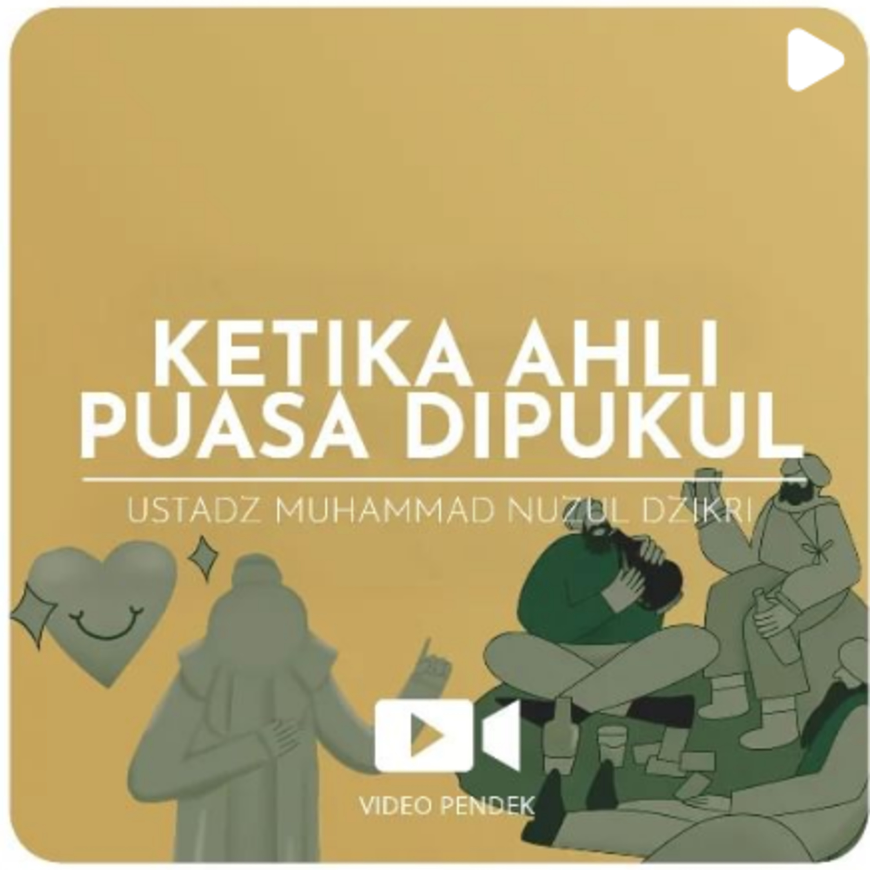 KETIKA AHLI PUASA DIPUKULI (2 menitan)