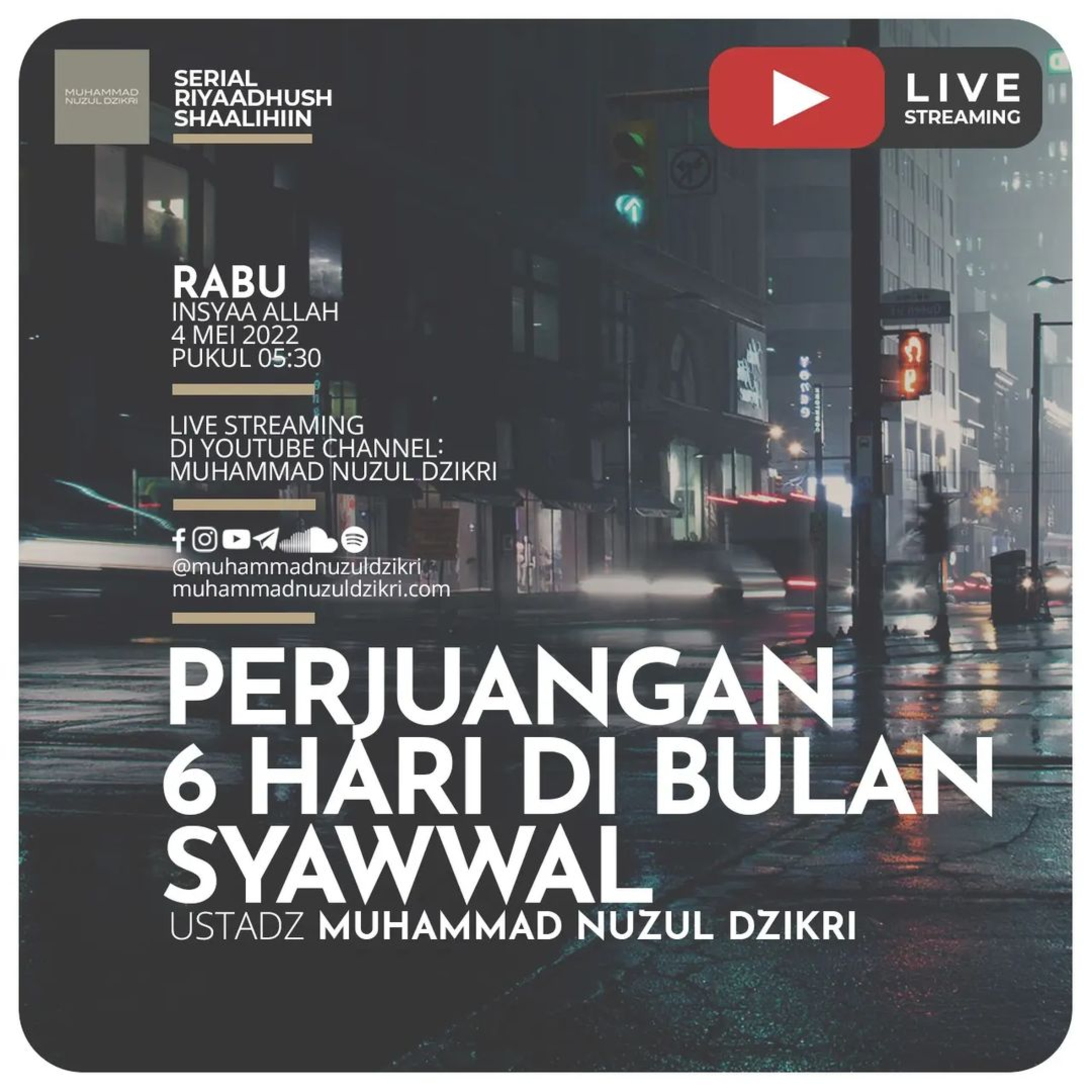 Riyaadhush Shaalihiin 723. "PERJUANGAN 6 HARI DI BULAN SYAWWAL"