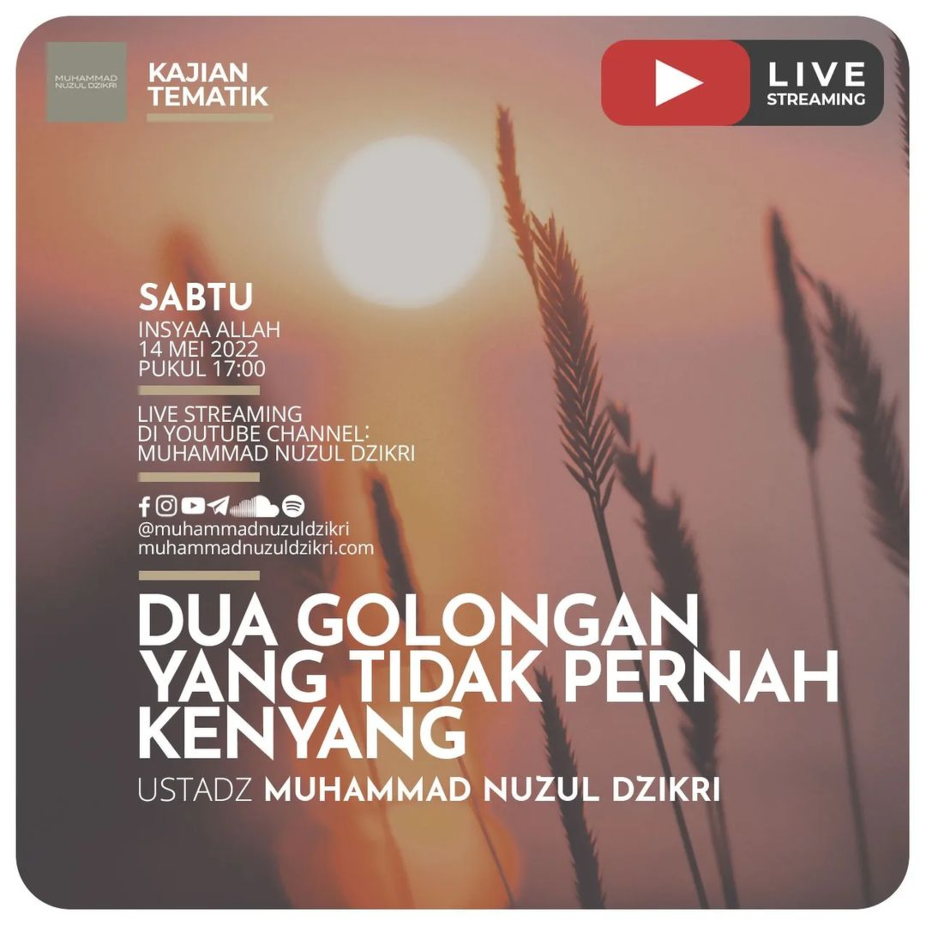 DUA GOLONGAN YANG TIDAK PERNAH KENYANG | Kajian Tematik