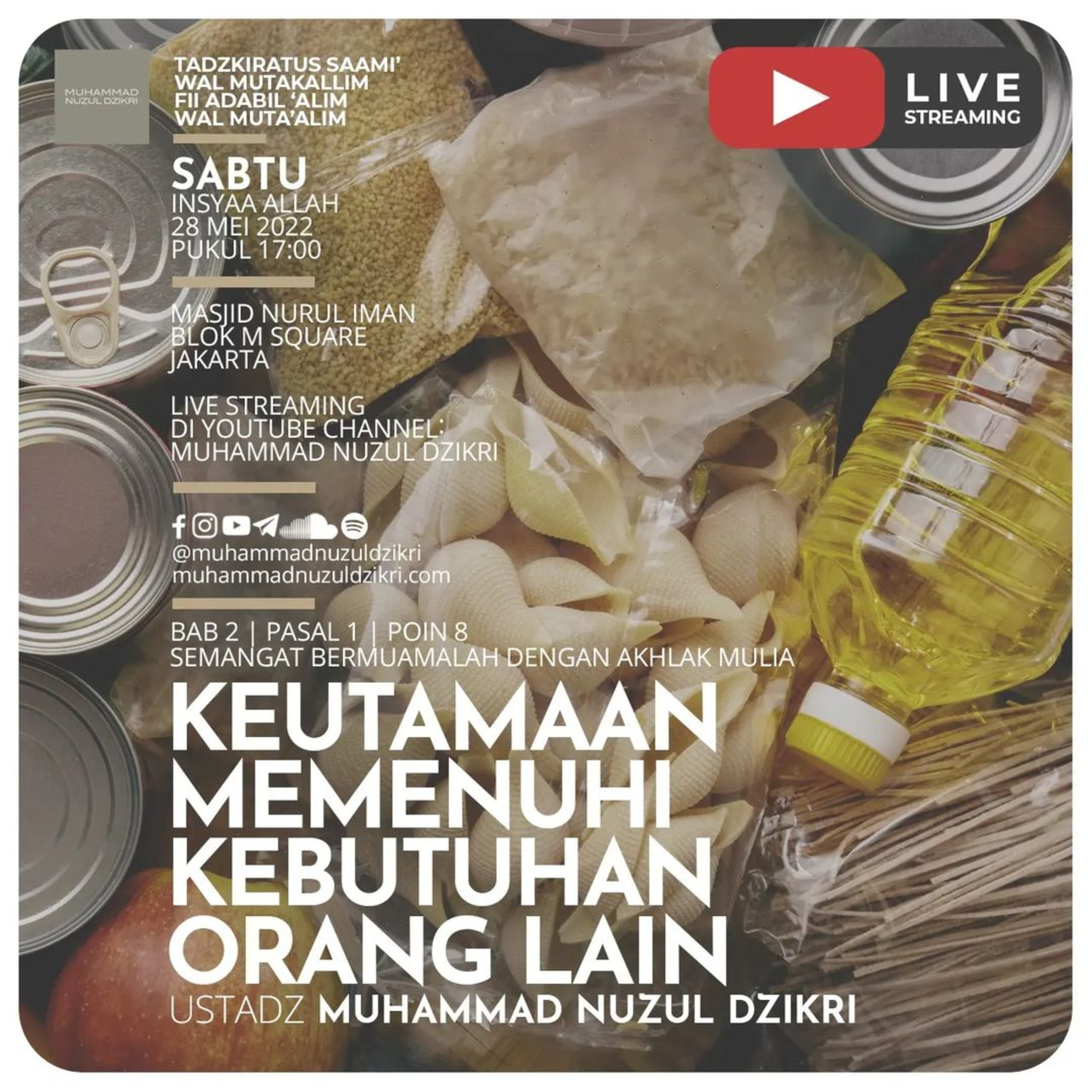 106. KEUTAMAAN MEMENUHI KEBUTUHAN ORANG LAIN | Tadzkiratus Saami wal mutakallim Fii Adabil’Alim Wal Muta’alim