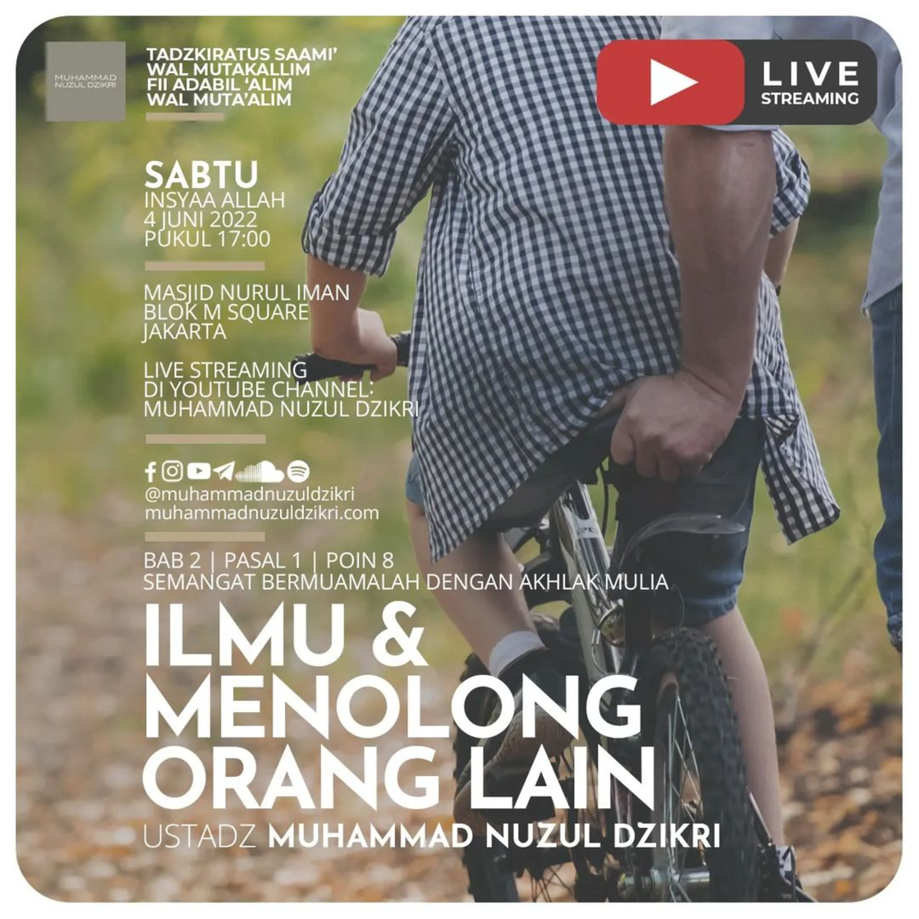 107. ILMU & MENOLONG ORANG LAIN | Tadzkiratus Saami' Wal Mutakallim Fii Adabil ’Alim Wal Muta’alim