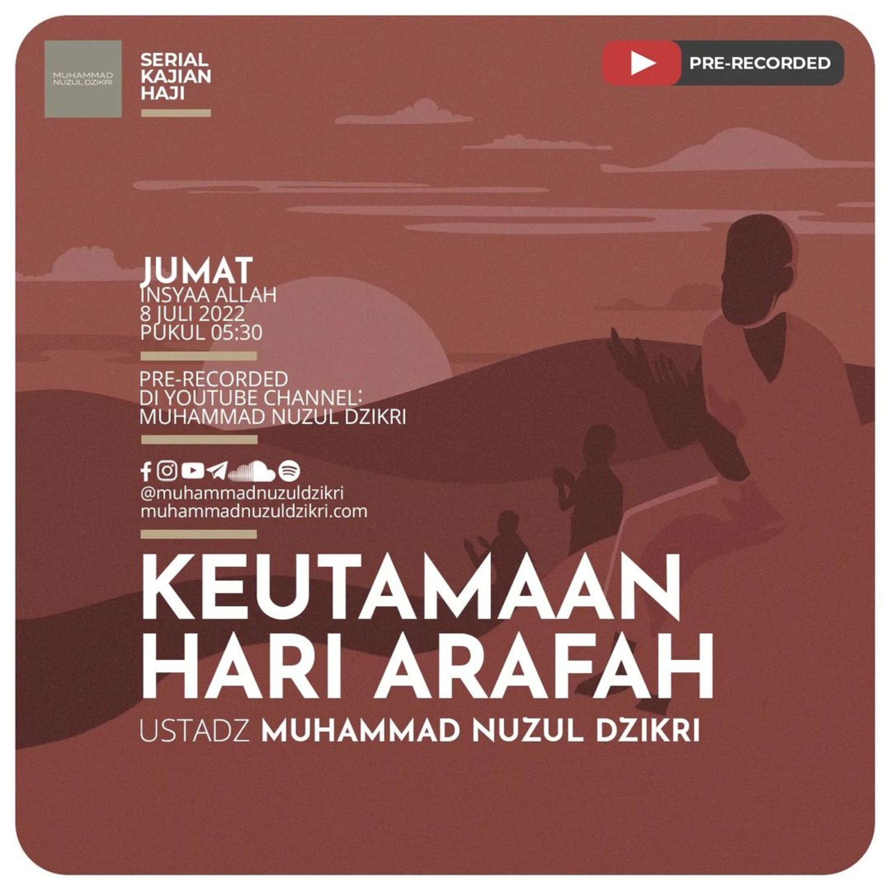 KEUTAMAAN HARI ARAFAH | Serial Kajian Haji