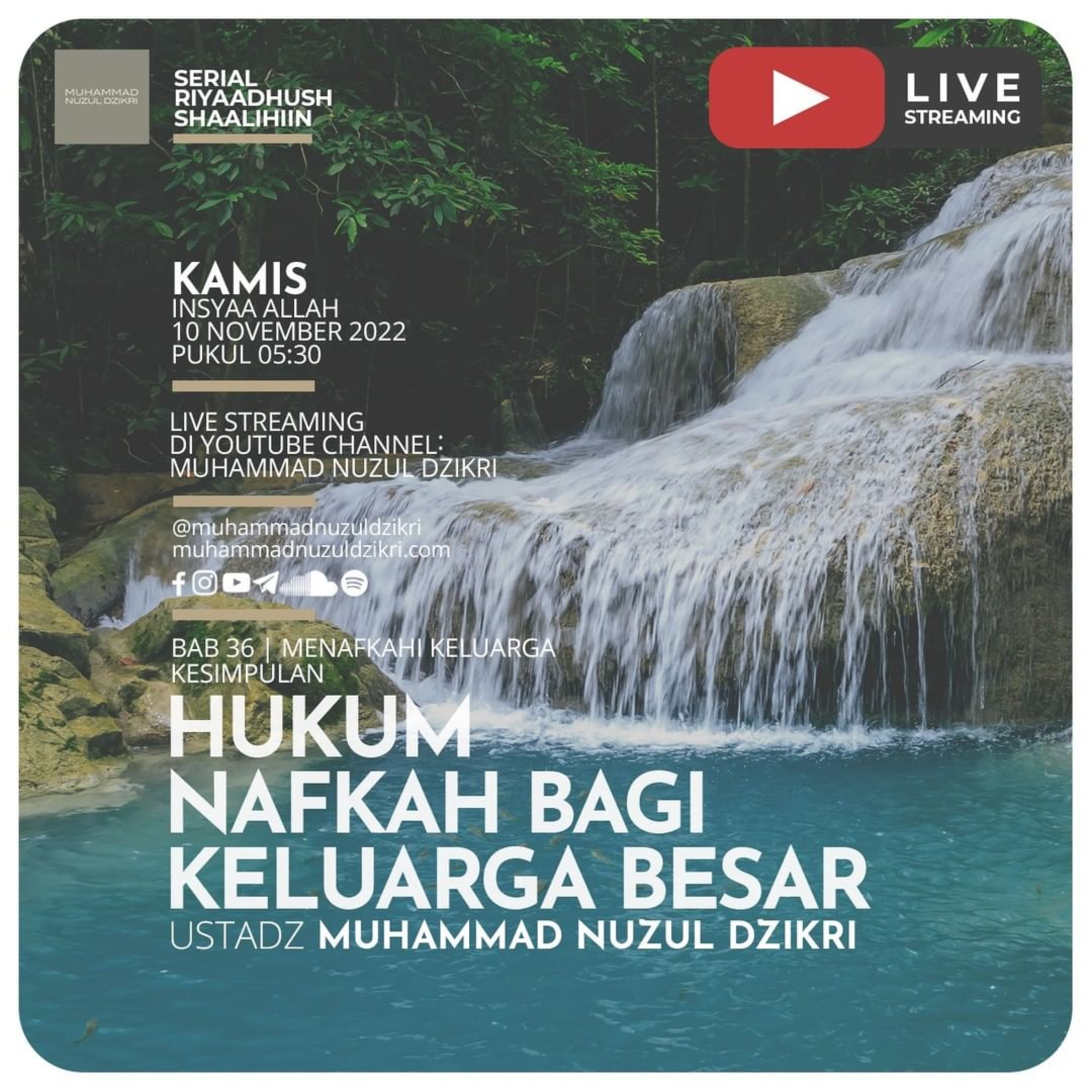Riyaadush Shaallihin 887. "HUKUM NAFKAH BAGI KELUARGA BESAR"