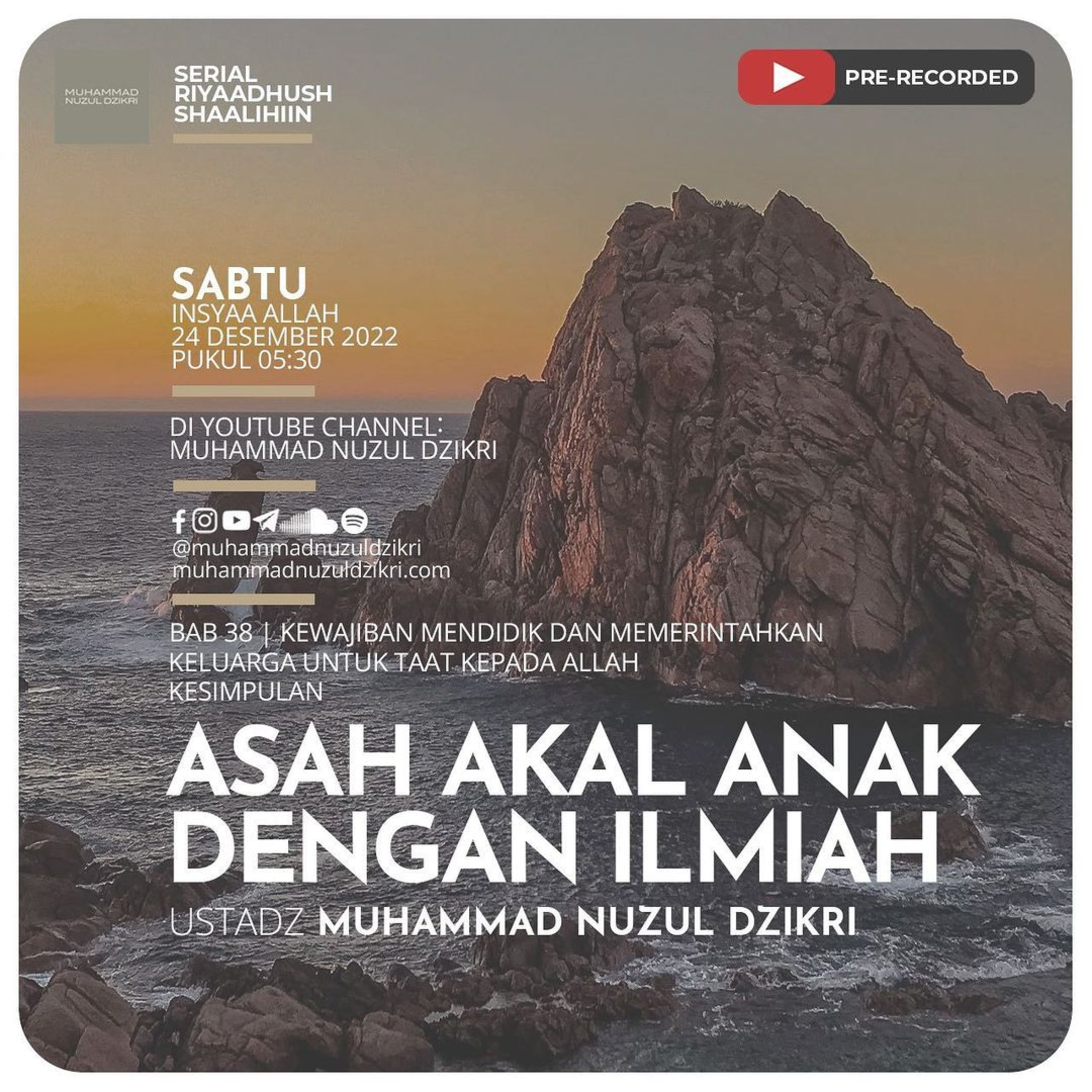 Riyaadhush Shaalihiin | 930. "ASAH AKAL ANAK DENGAN ILMIAH"