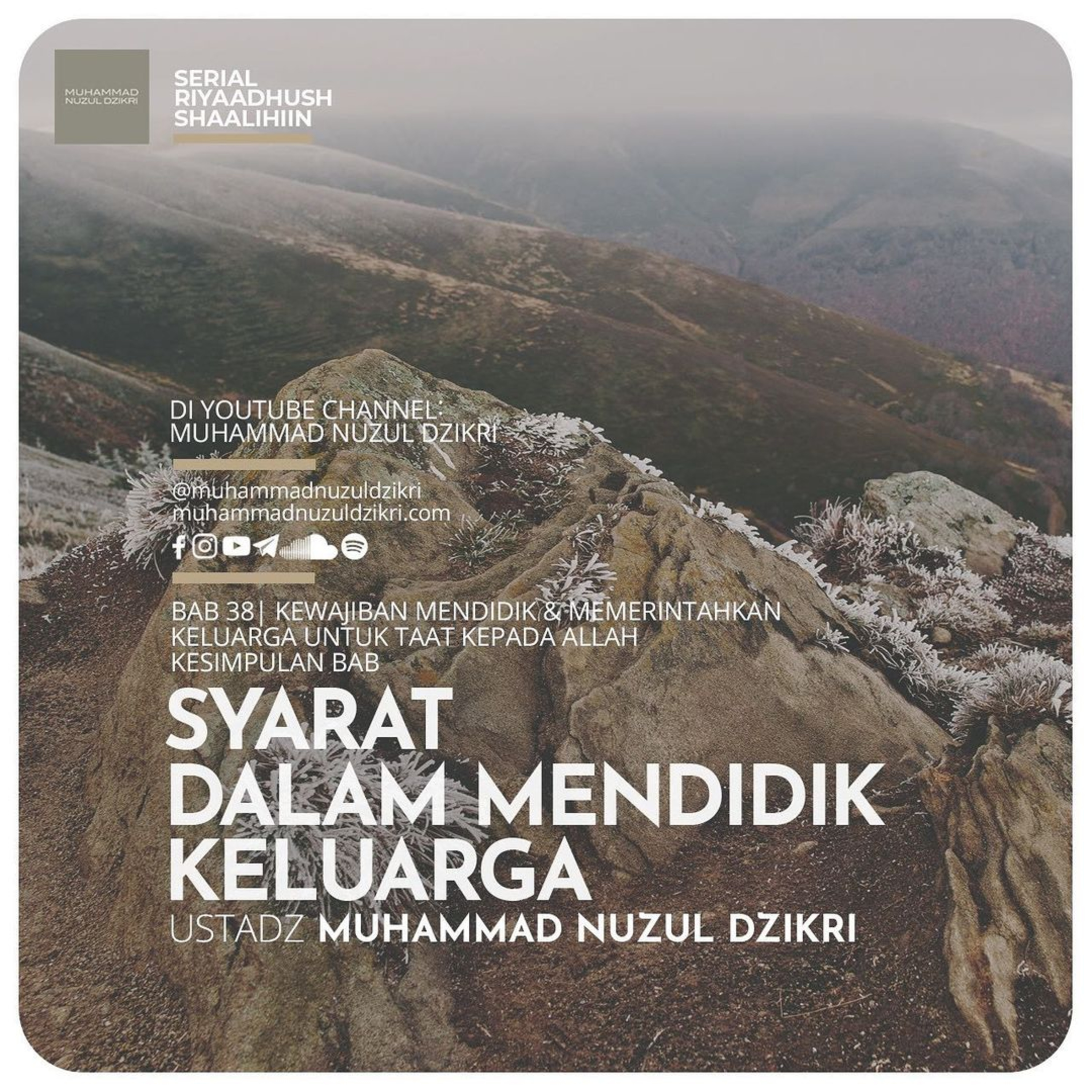 Riyaadhush Shaalihiin 938. "SYARAT DALAM MENDIDIK KELUARGA"