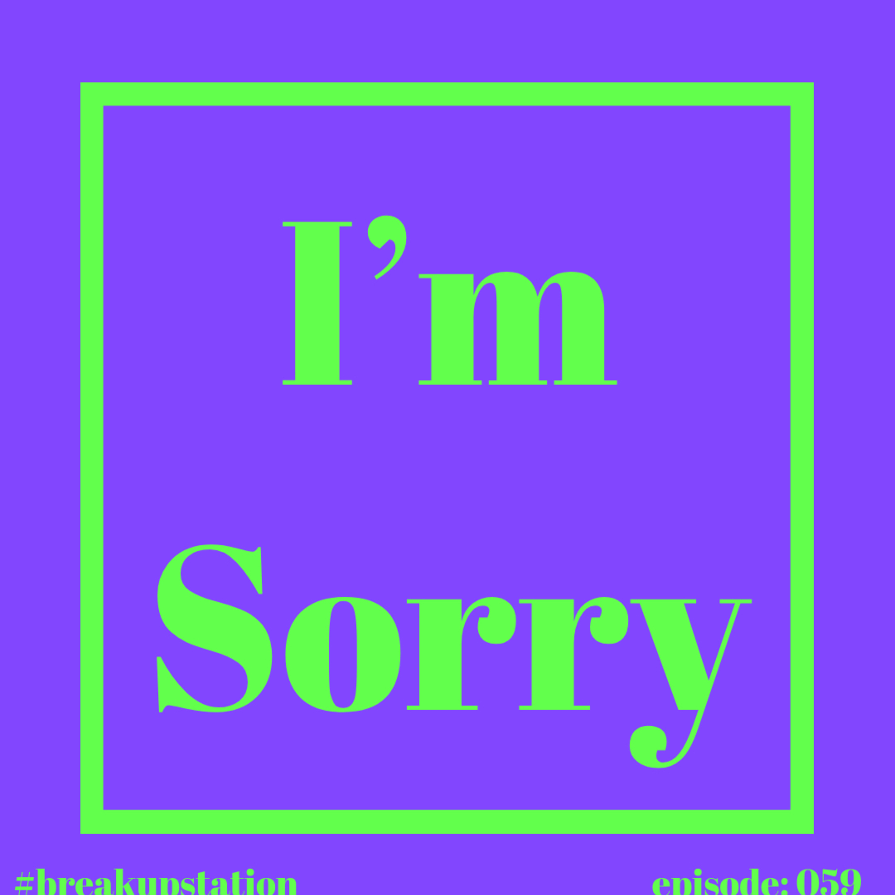 Apologize - episode: 059 episode artwork