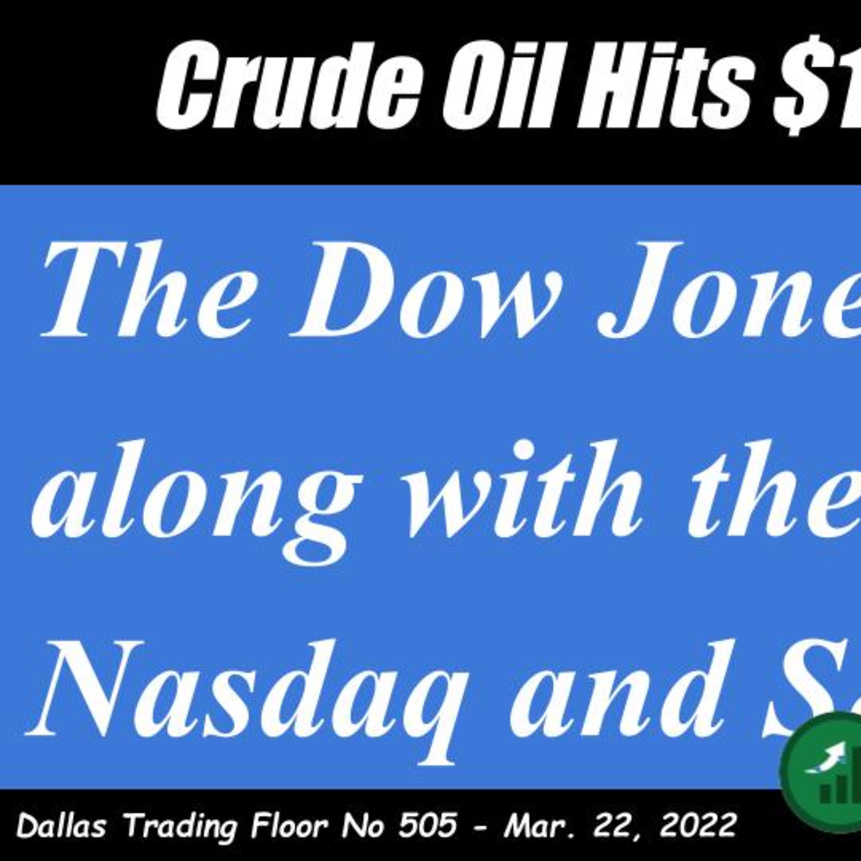 Crude Oil Hits $109 A Barrel ! episode artwork
