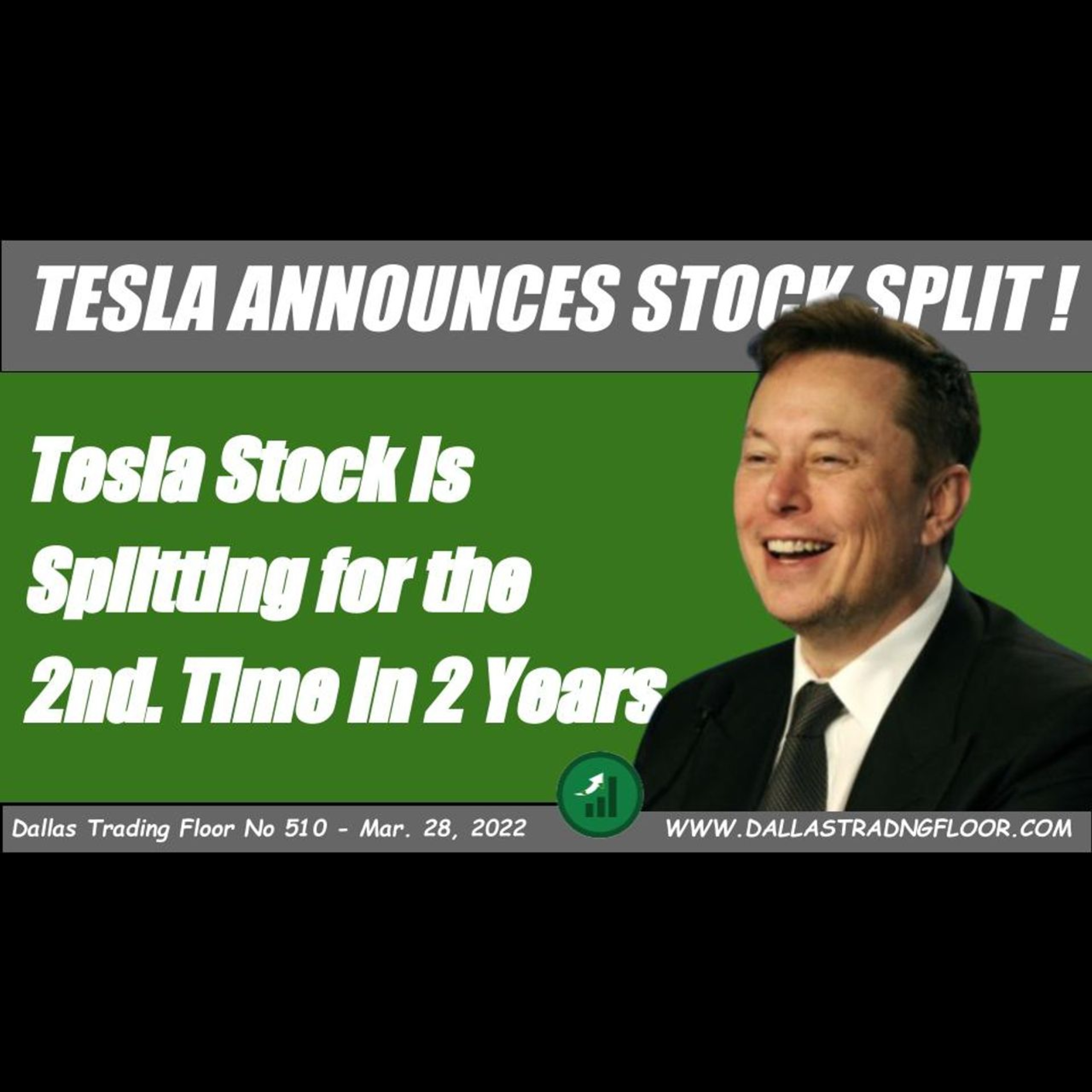 TESLA ANNOUNCES STOCK SPLIT ! episode artwork
