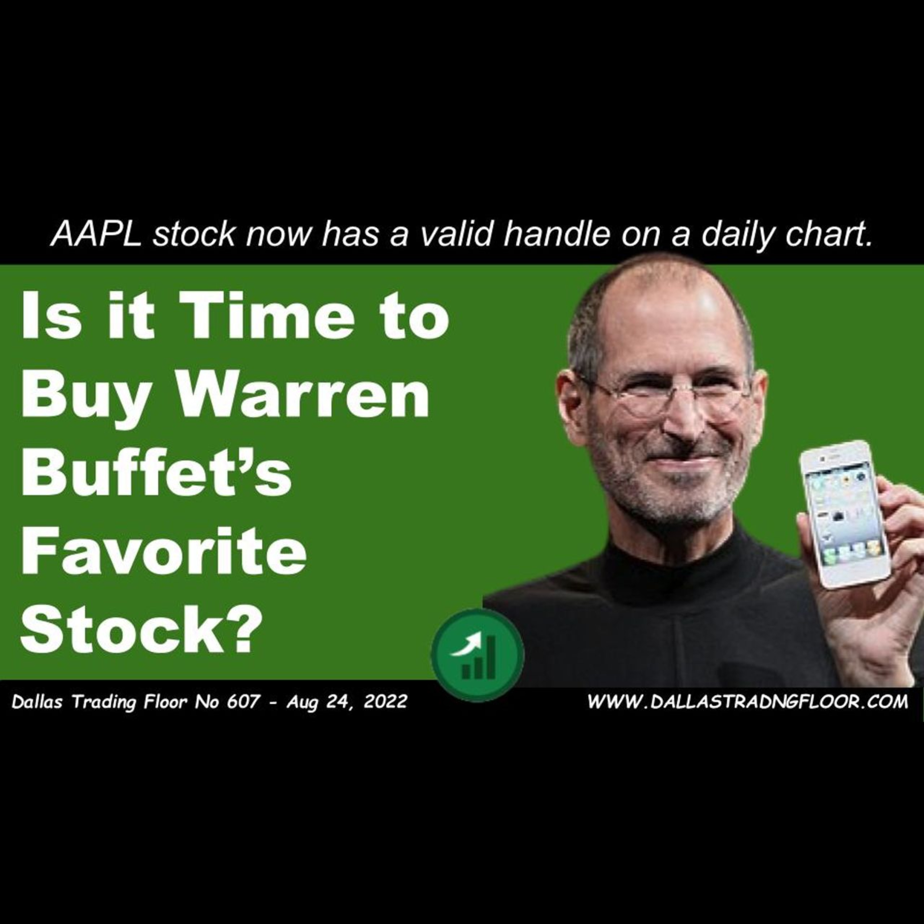 AAPL stock now has a valid handle on a daily chart. episode artwork