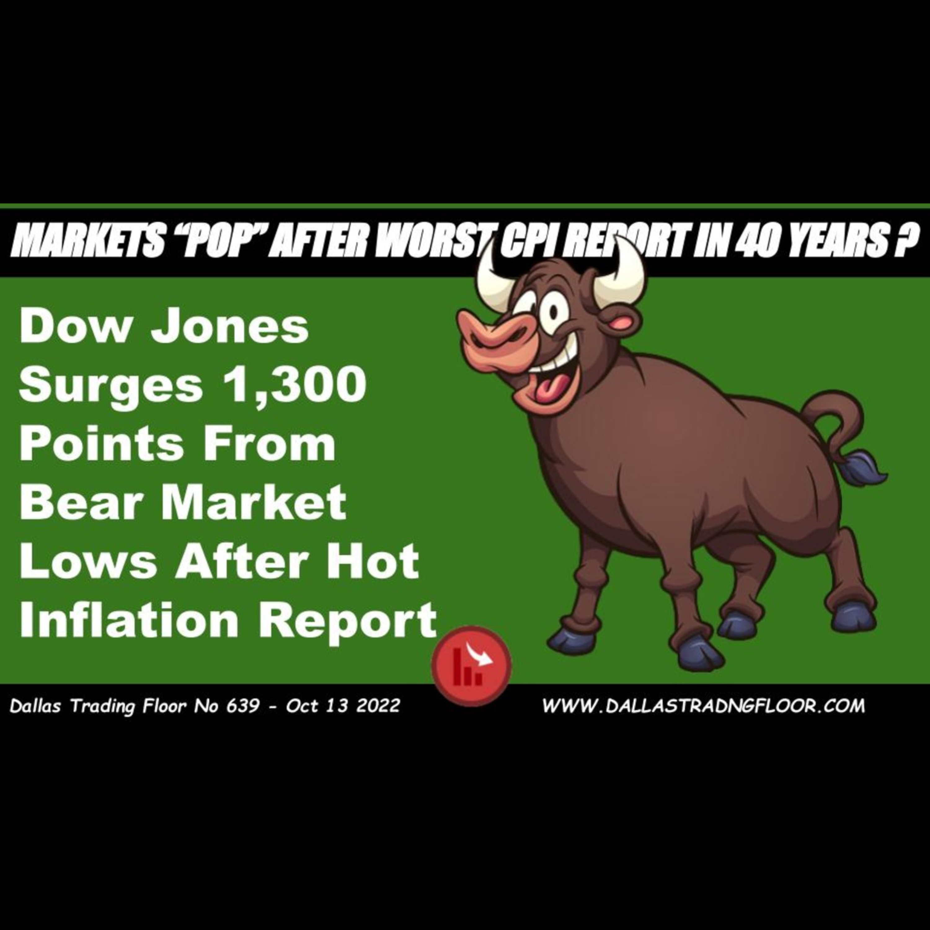 MARKETS “POP” AFTER WORST CPI REPORT IN 40 YEARS ? episode artwork