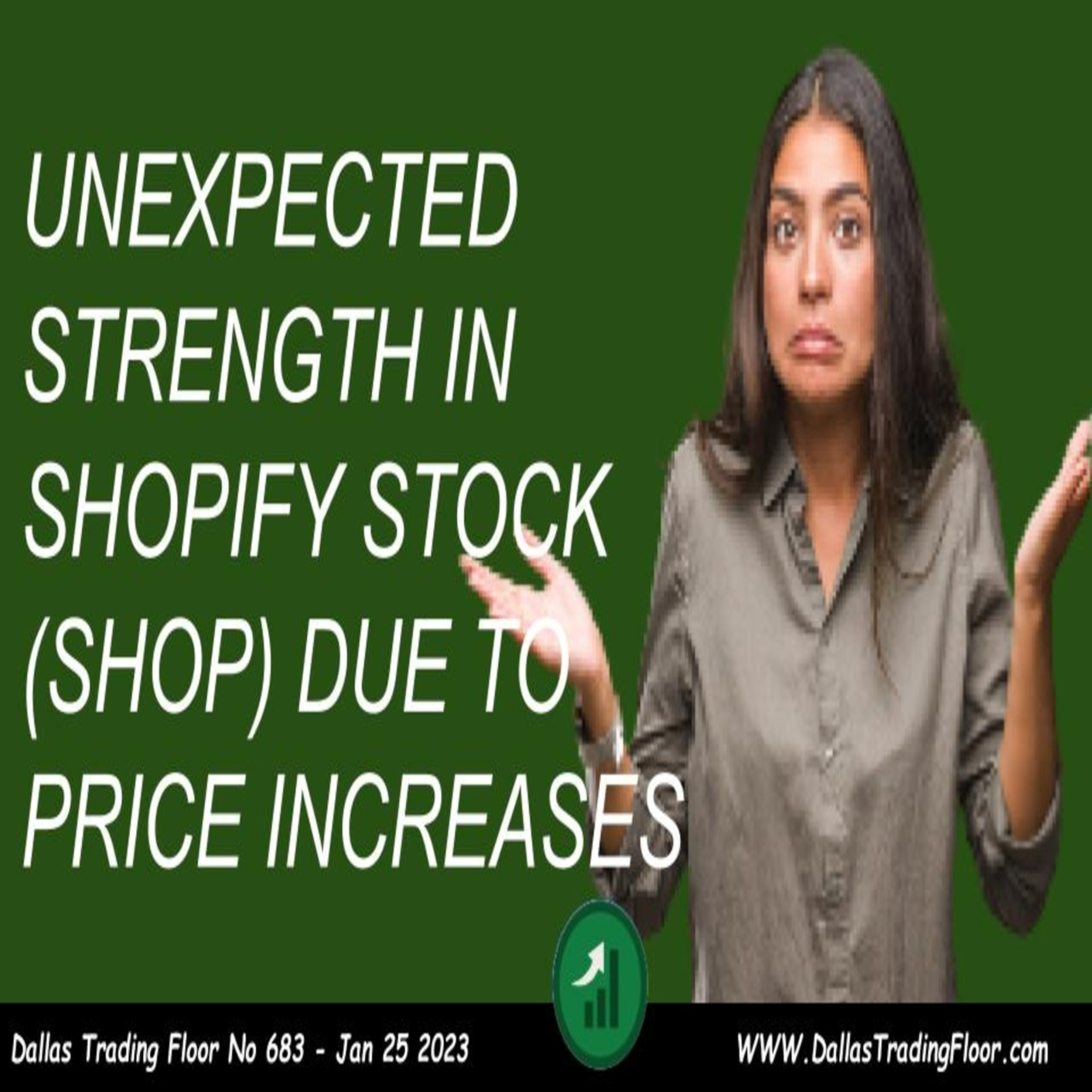 UNEXPECTED STRENGTH IN SHOPIFY STOCK (SHOP) DUE TO PRICE INCREASES episode artwork