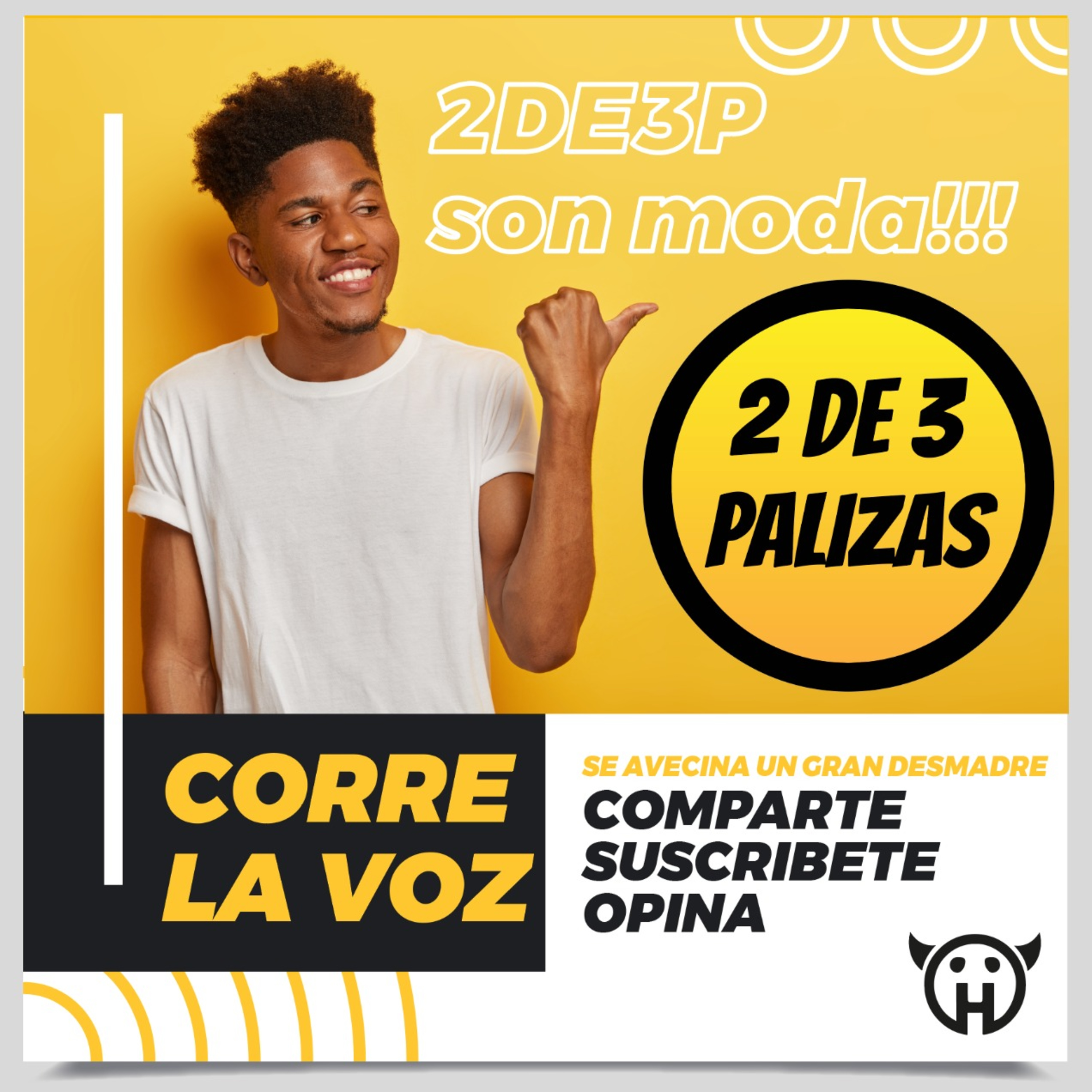 2 de 3 Palizas