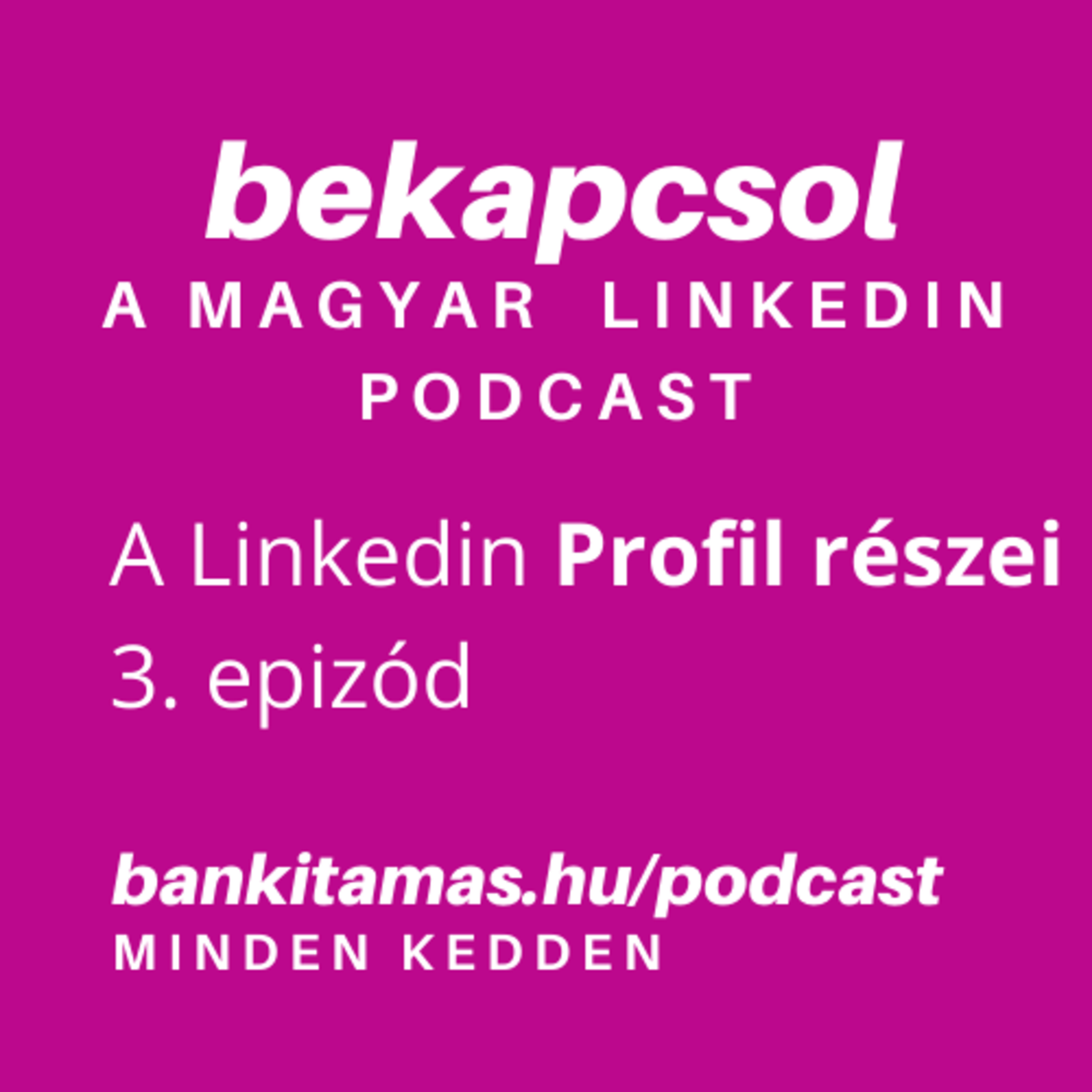 Bekapcsol, a magyar Linkedin Podcast - KKV Toborzóknak, Bánki Tamástól, személyesen