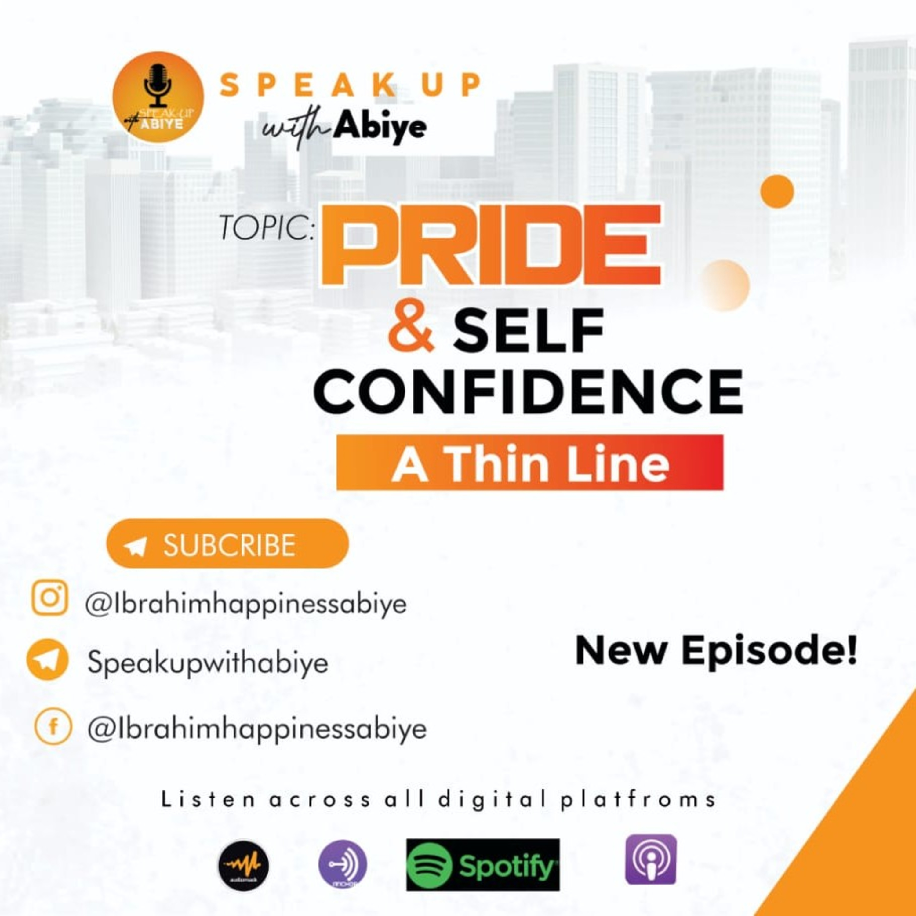 Pride vs self confidence, a thin line episode artwork