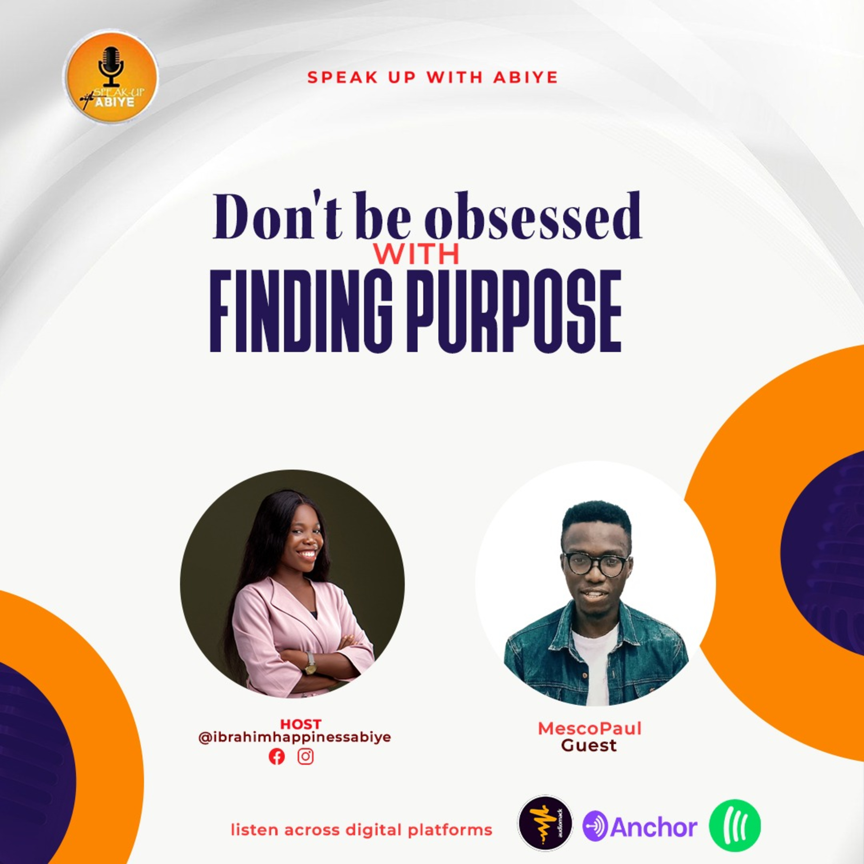 Don't Be Obsessed With Finding Purpose episode artwork