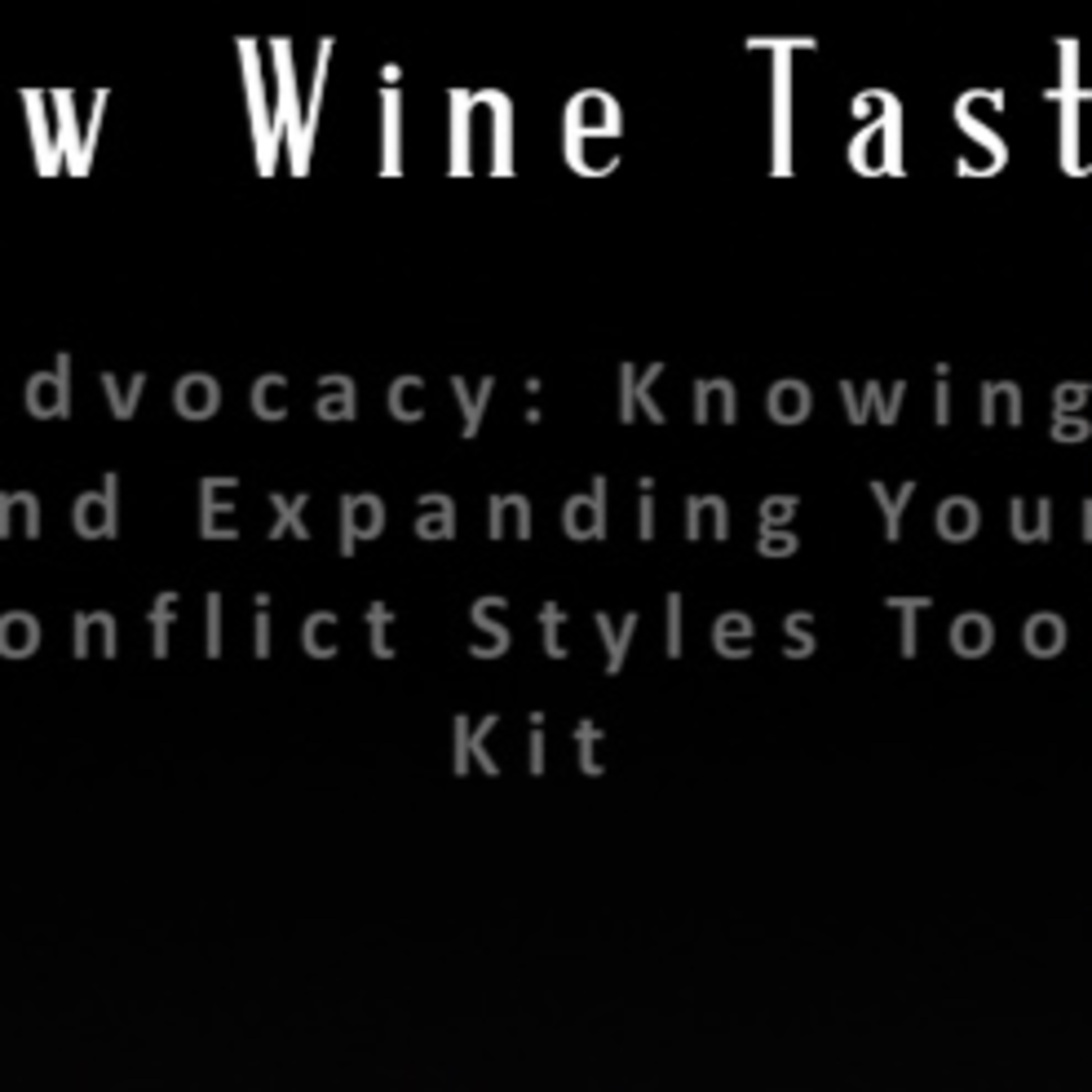 New Winecast: The New Wine Listening Experience