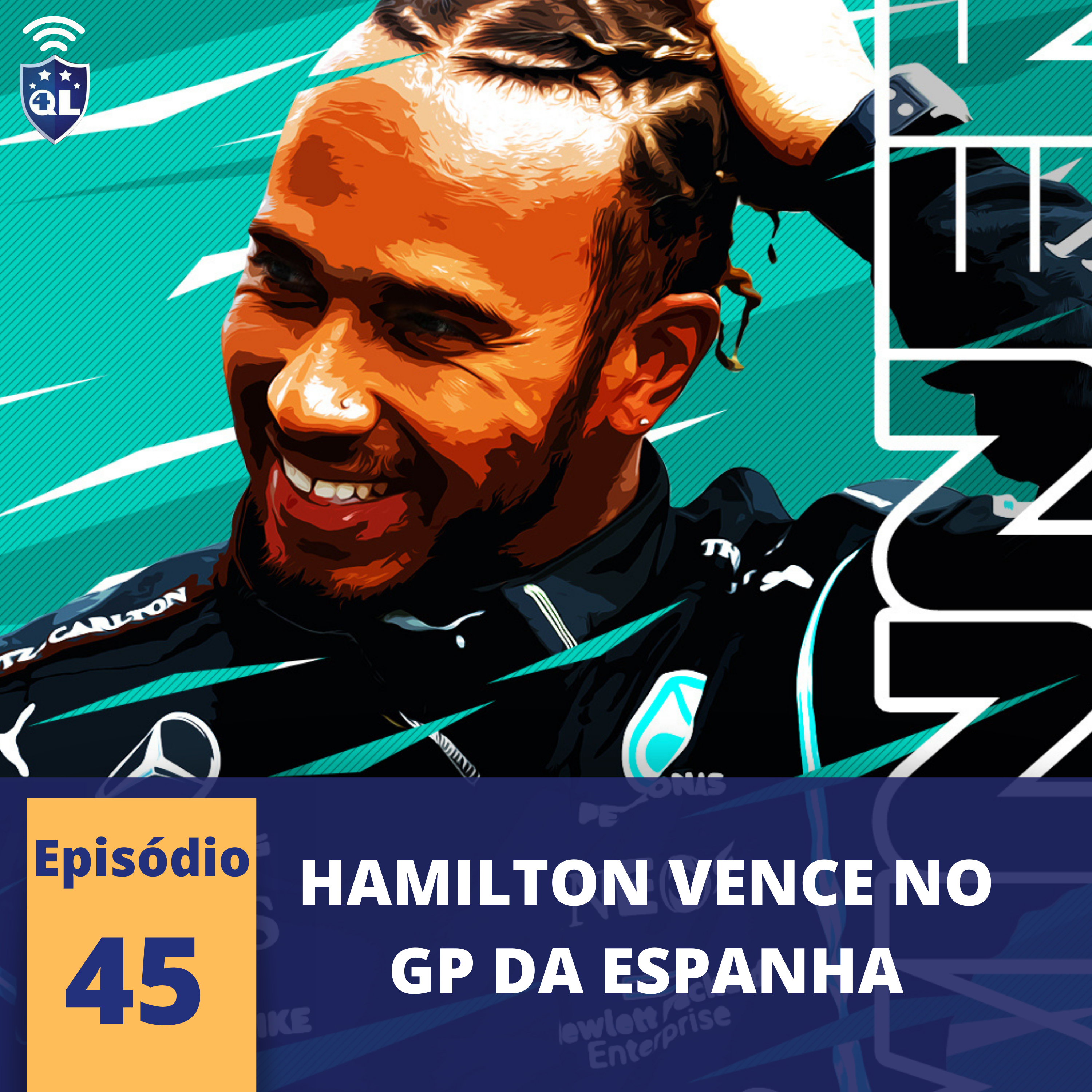 QL News #45 - Hamilton vence o GP da Espanha, possível mudança na Champions e os estaduais. episode artwork