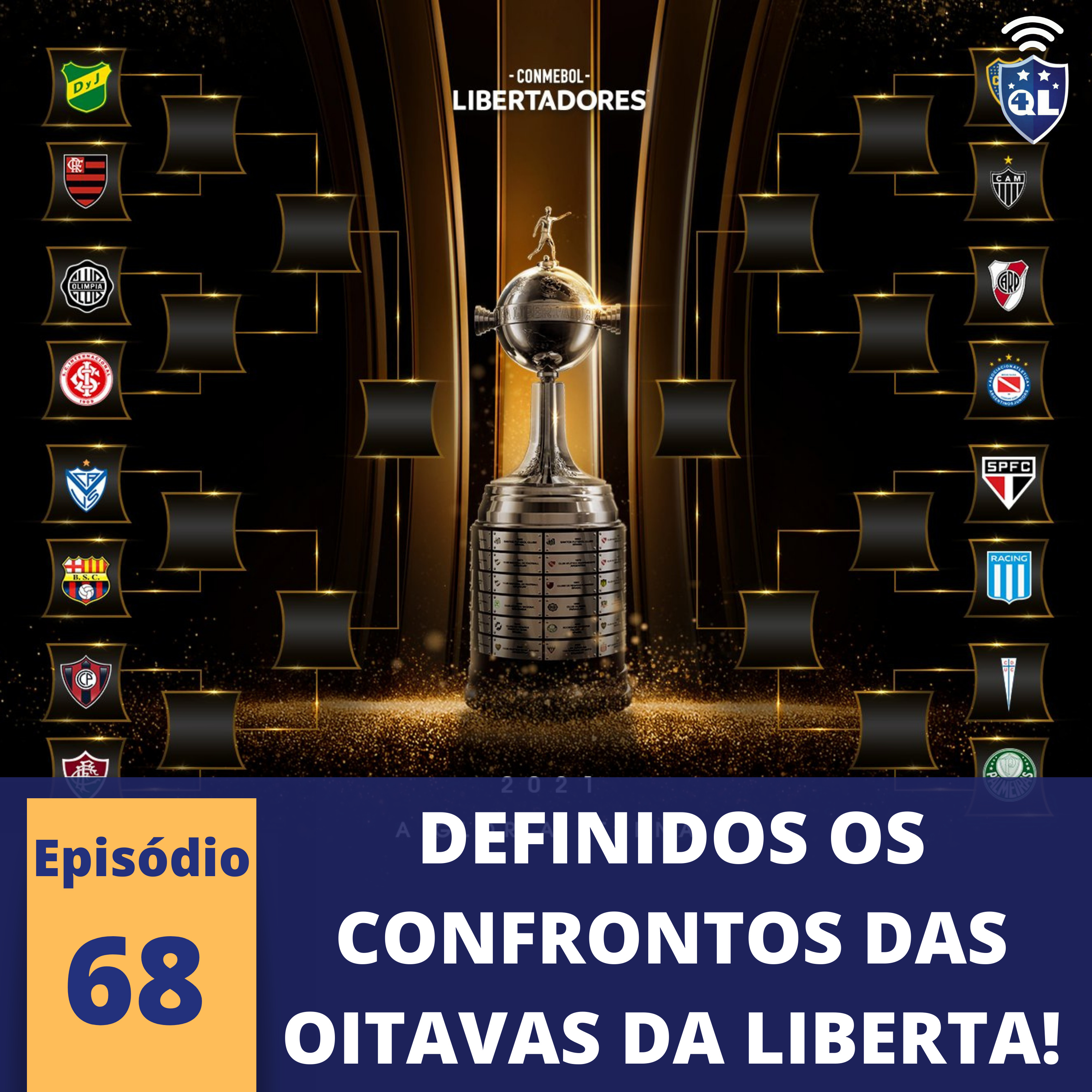 QL News #68 - Definidos os confrontos da Liberta; Ancelotti no Real e Brasil confirma Copa América. episode artwork