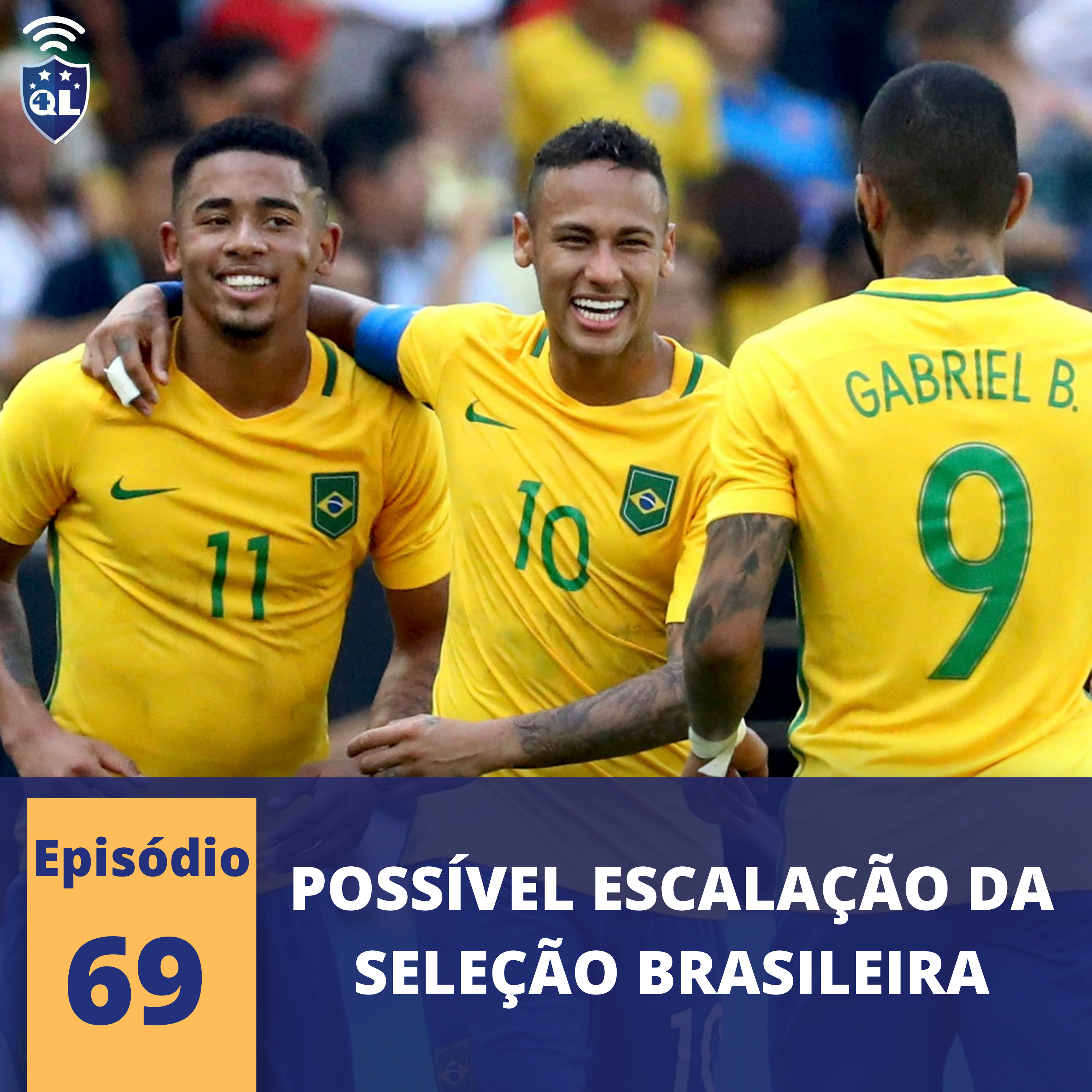 QL News #69 - Possível escalação da Seleção, resultados da Copa BR, Gerson e Olympique e transparência dos times.  episode artwork