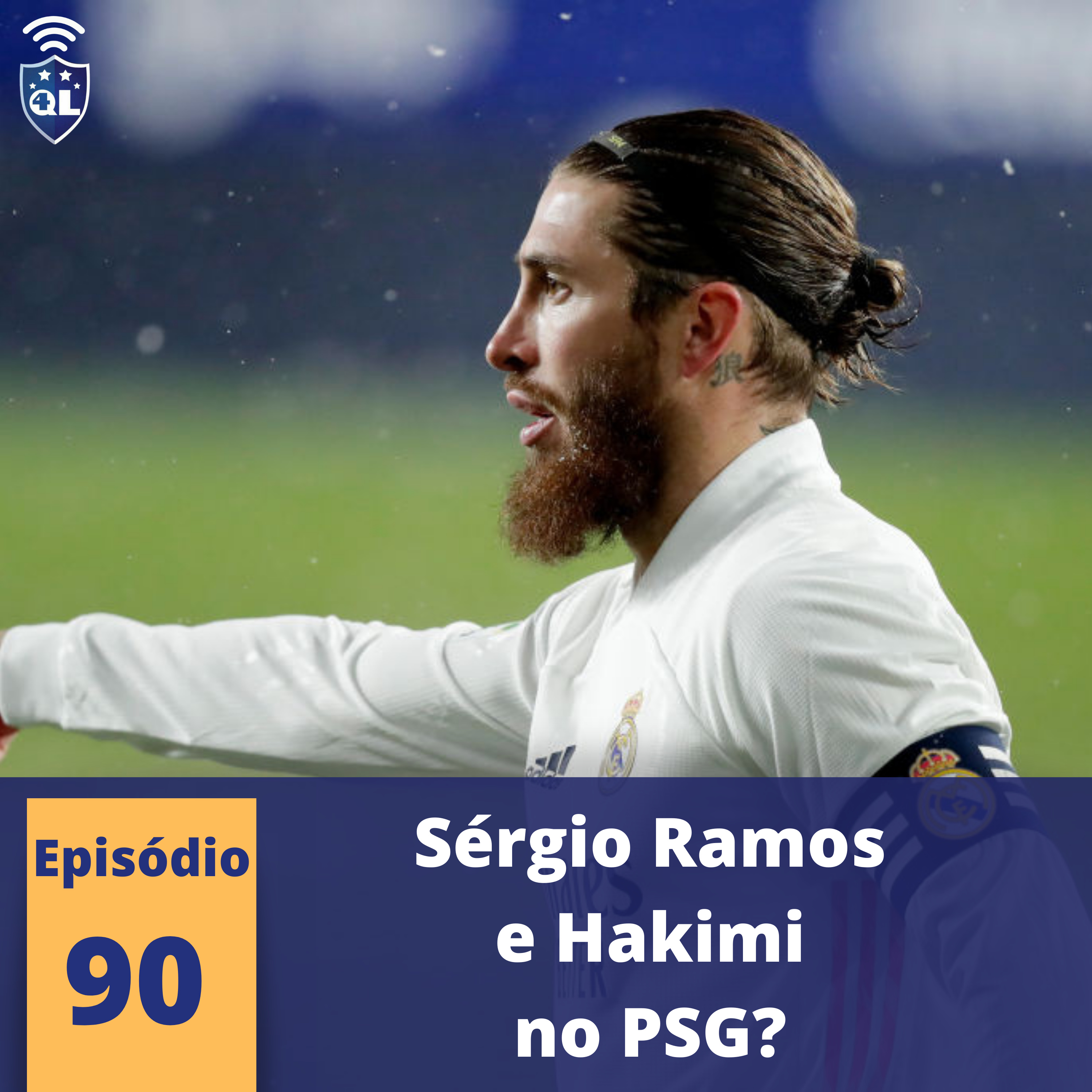 QL News #90 - Sérgio Ramos e Hakimi no PSG? Haaland no Bayern? Jogos da Eurocopa e Chile indo para o Chile. episode artwork