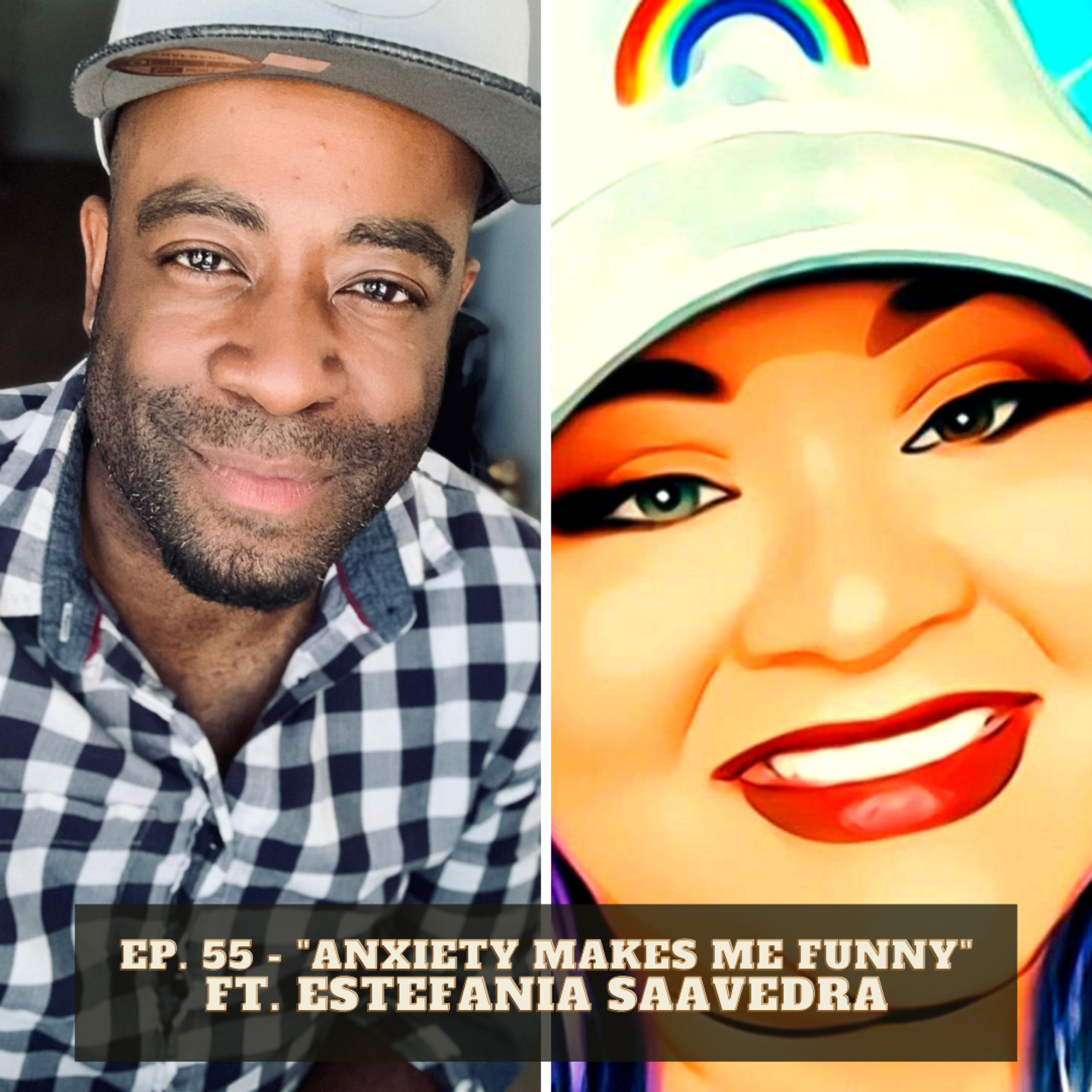 S1-E16: "Anxiety Makes Me Funny" - Estefania Saavedra | The Vibe With Ky Podcast episode artwork