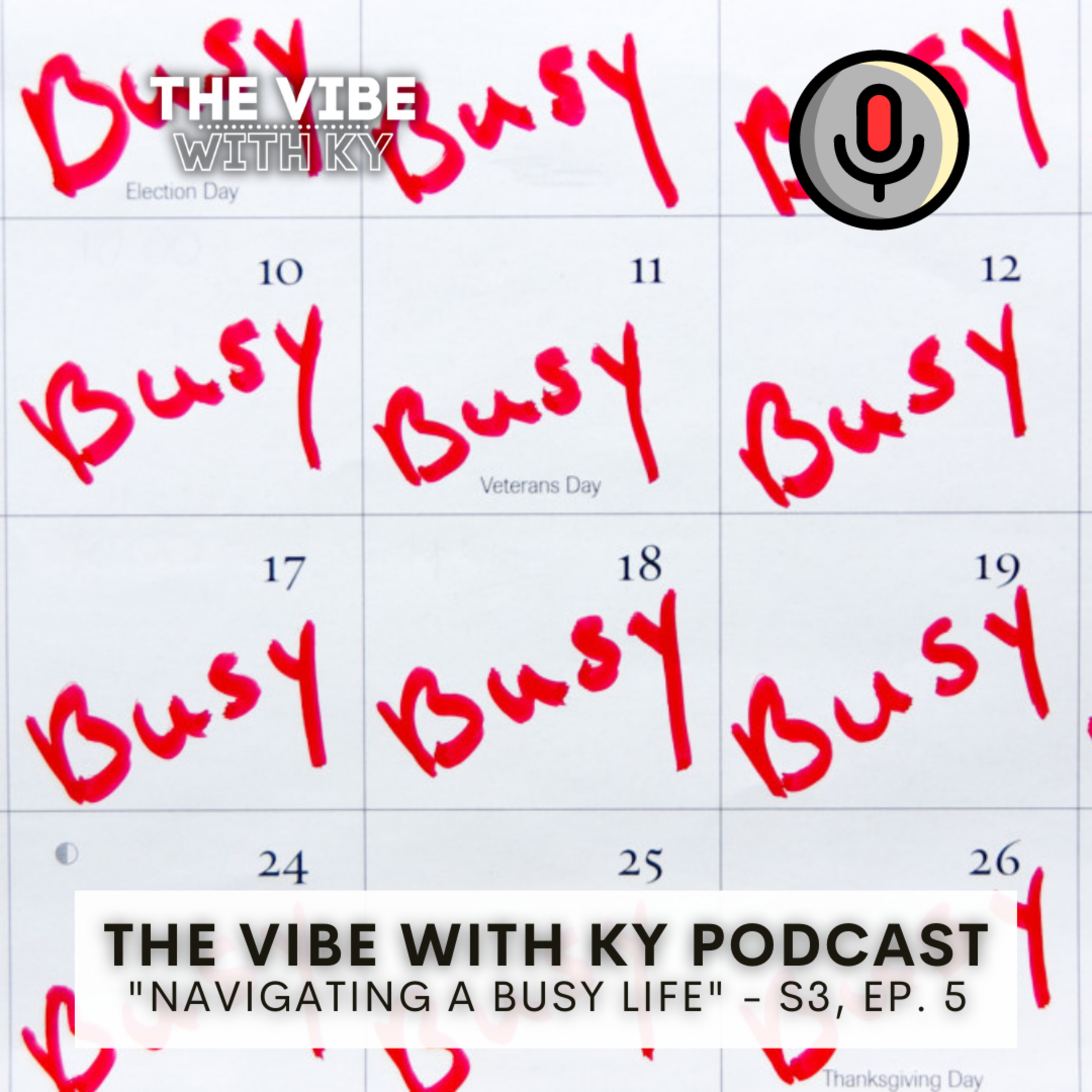 S2-E41: "Navigating a Busy Life" | The Vibe With Ky Podcast episode artwork