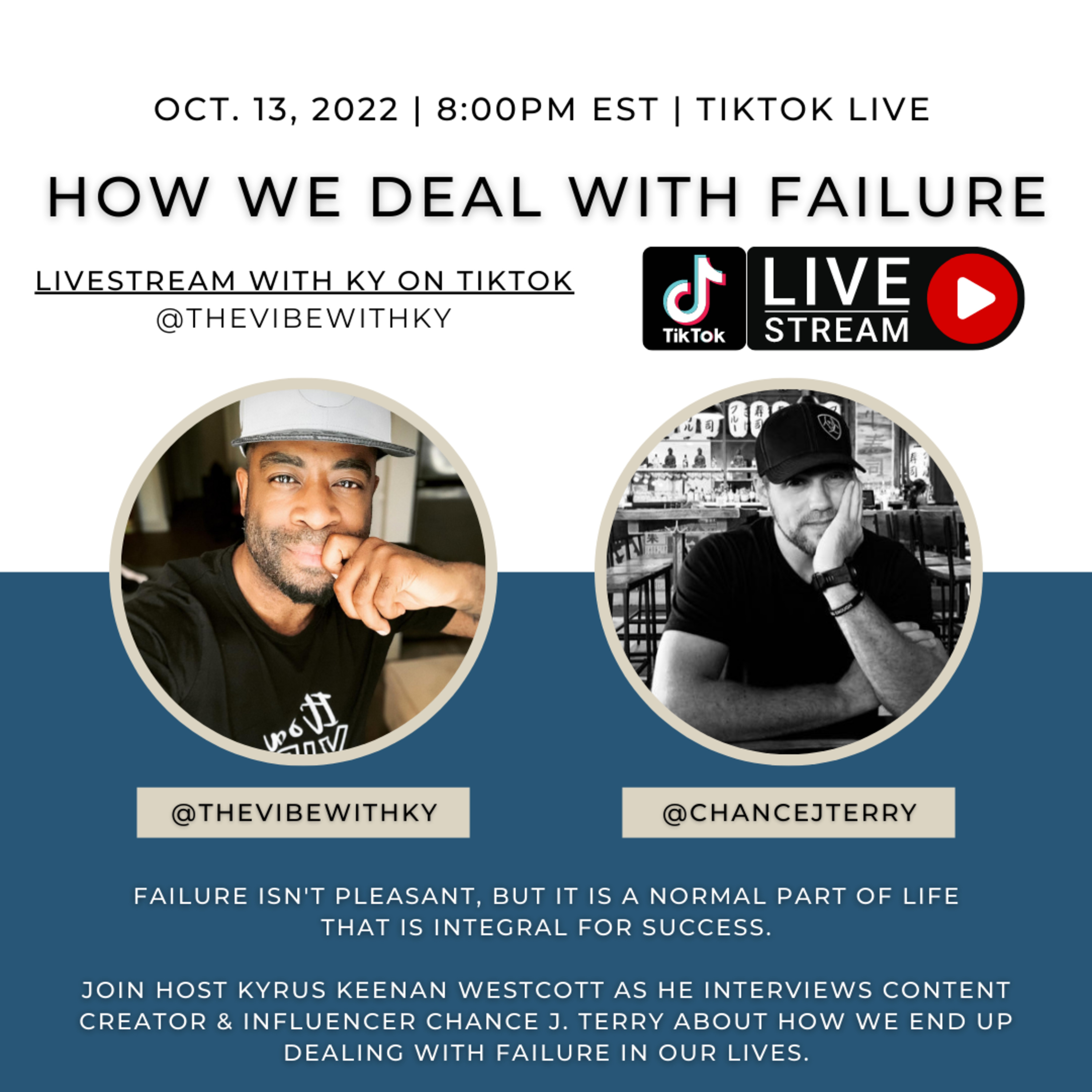 S3-E27: "How We Deal with Failure" - Chance J. Terry | The Vibe With Ky Podcast episode artwork