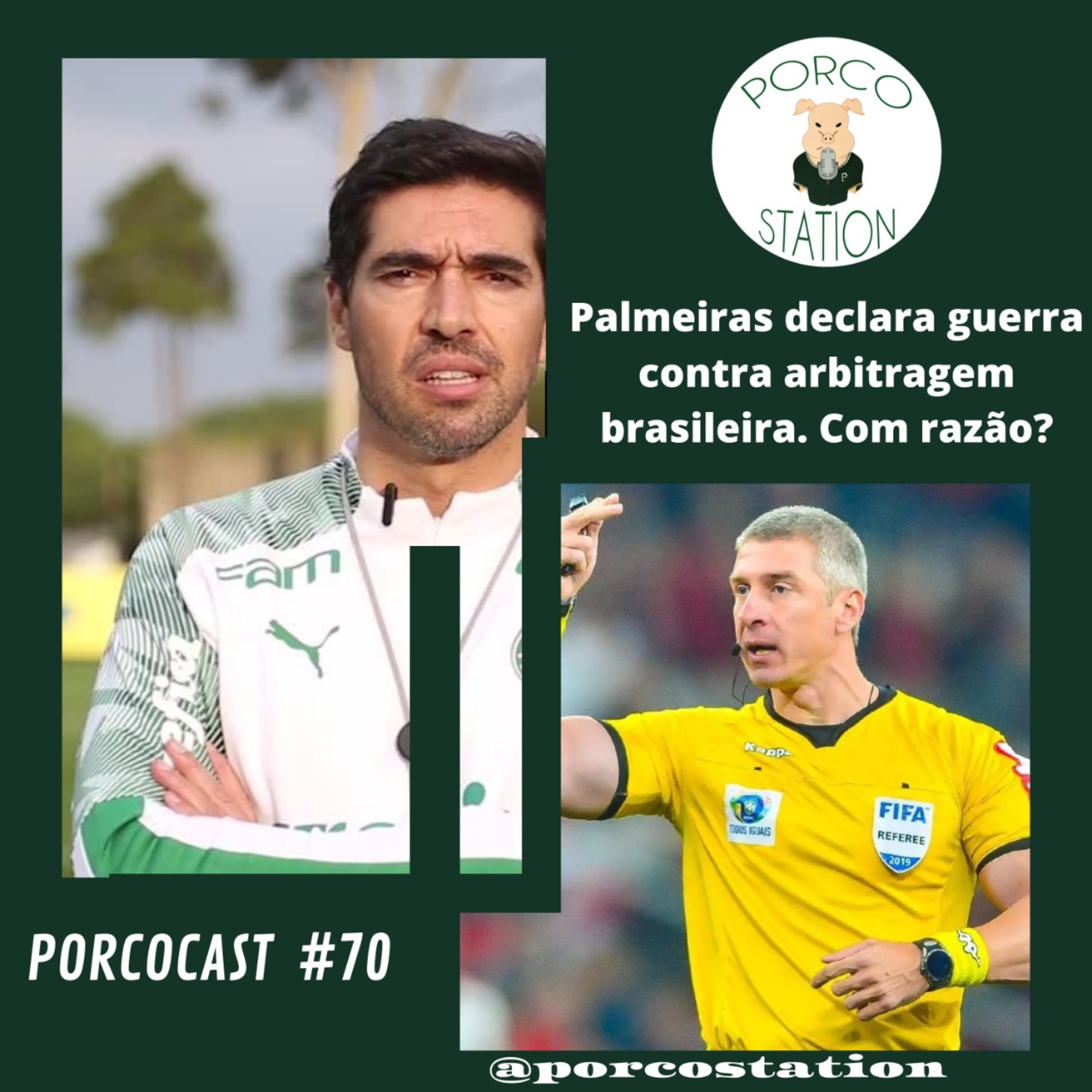 Porcocast 70- Palmeiras declara guerra contra arbitragem brasileira. Com razão? episode artwork