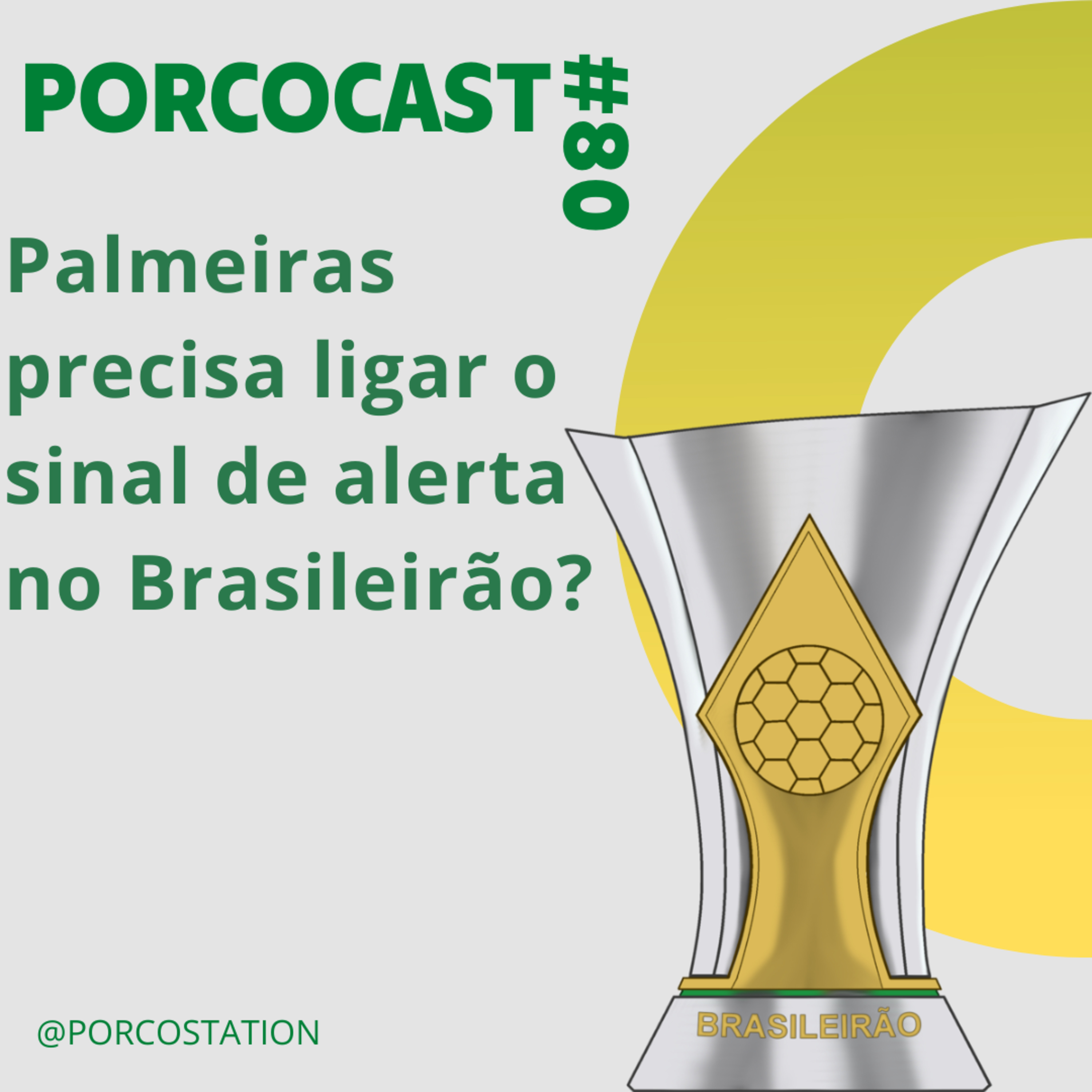Porcocast #80- O Palmeiras precisa ligar o sinal de alerta no Brasileirão? episode artwork