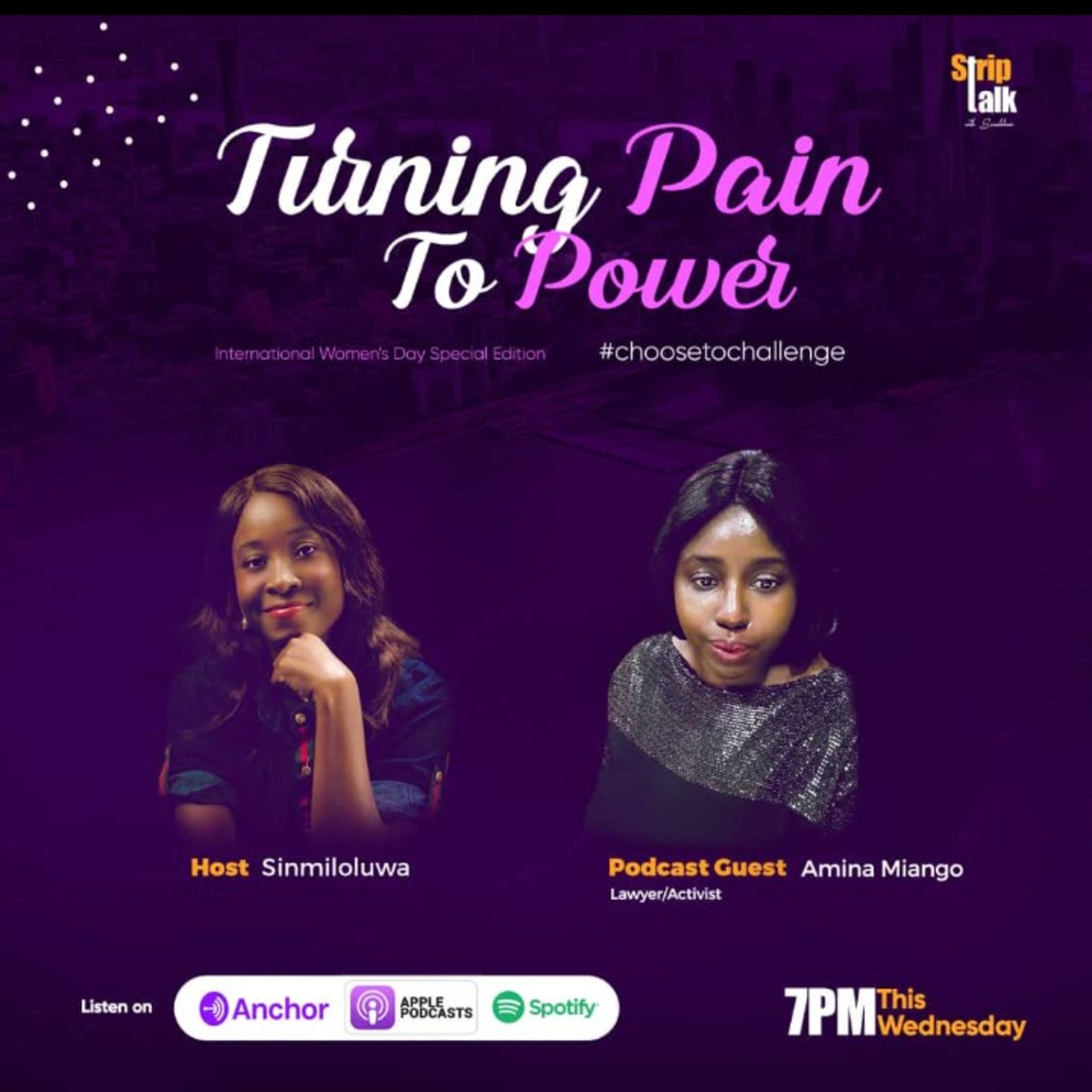 Striptalk with Sinmiloluwa