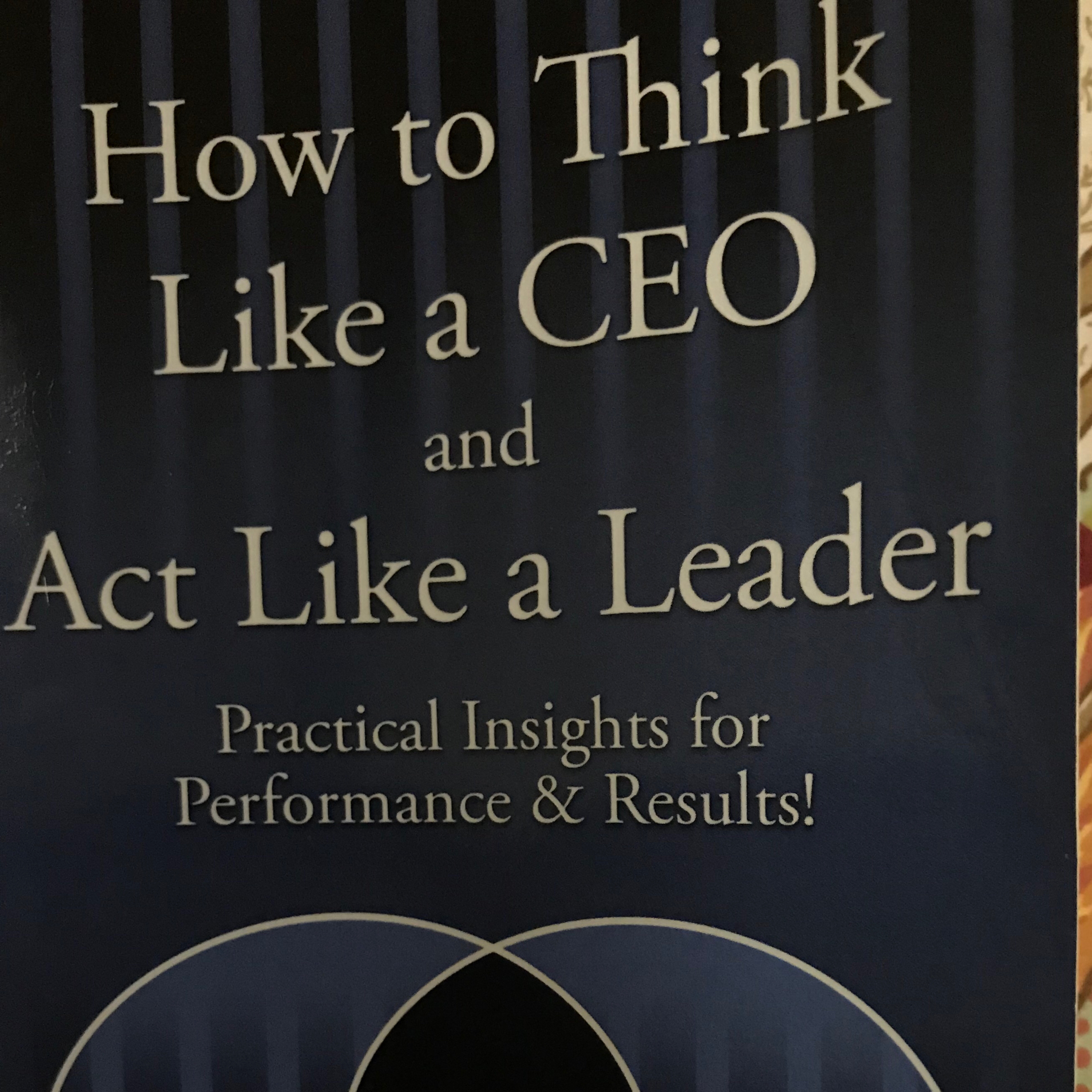 Chapt 22 How To Think Like A CEO&Act Like A Leader episode artwork