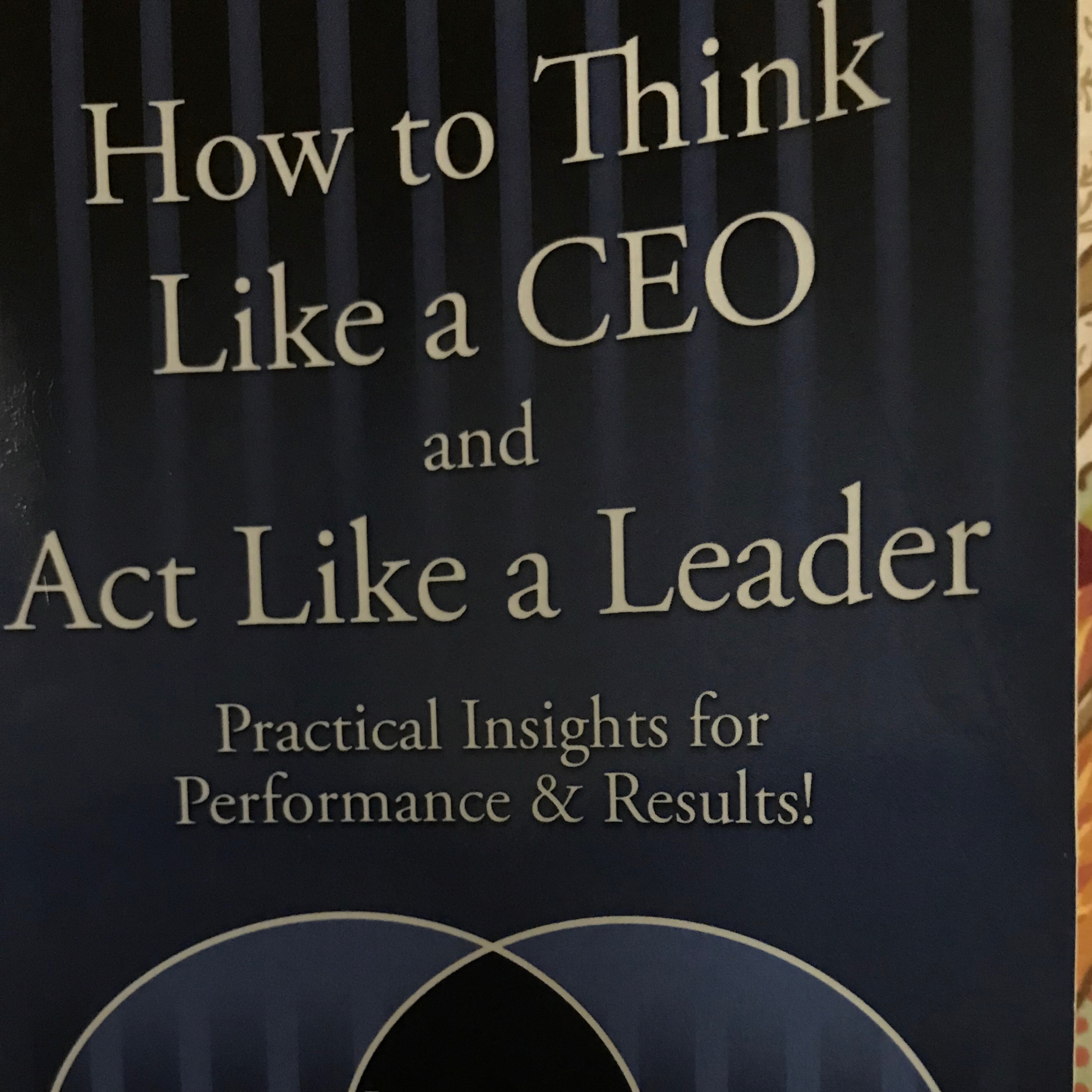 Chapt 25 How To Think Like A CEO&Act Like A Leader  episode artwork