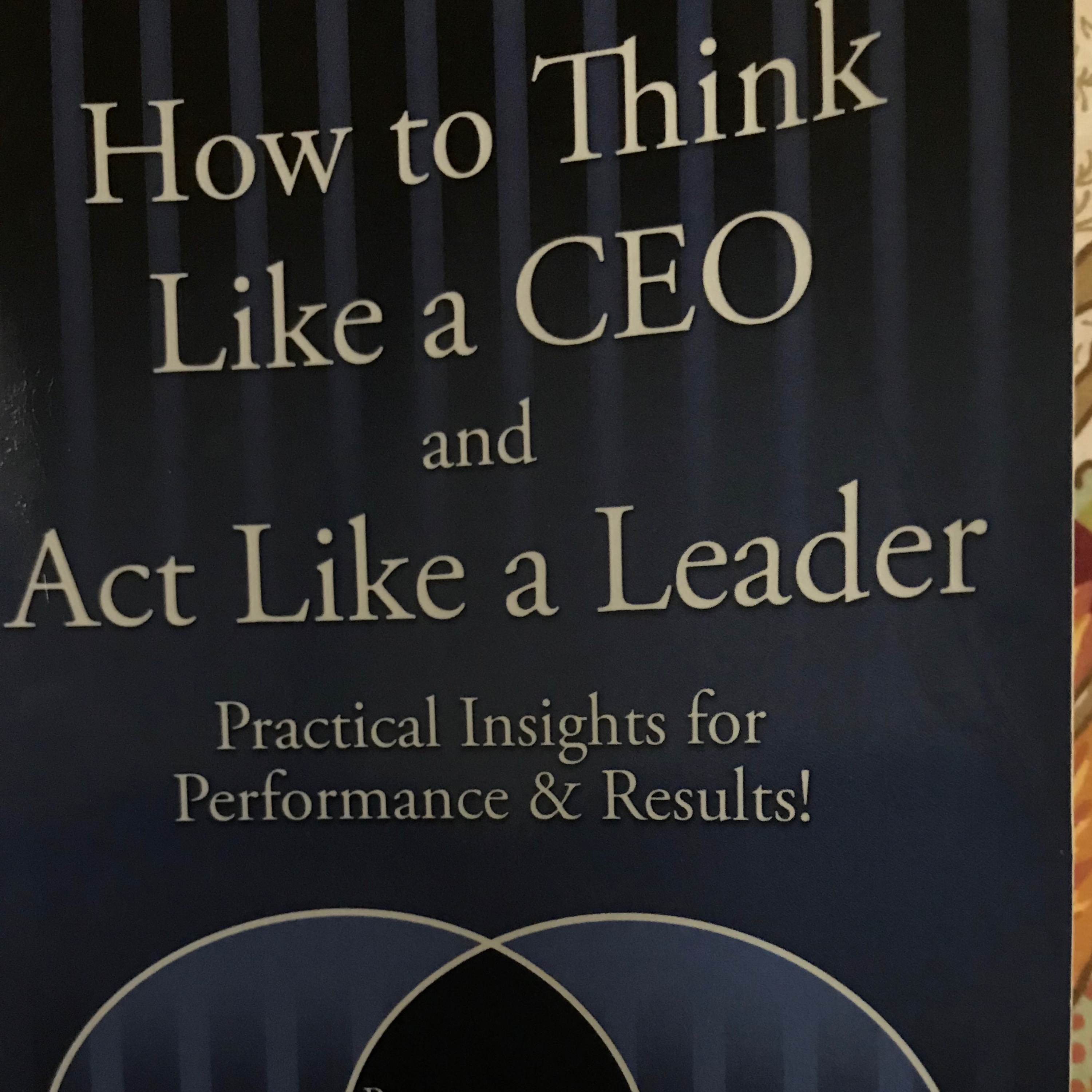 Chapt 27 How To Think Like A CEO&Act Like A Leader Final episode artwork