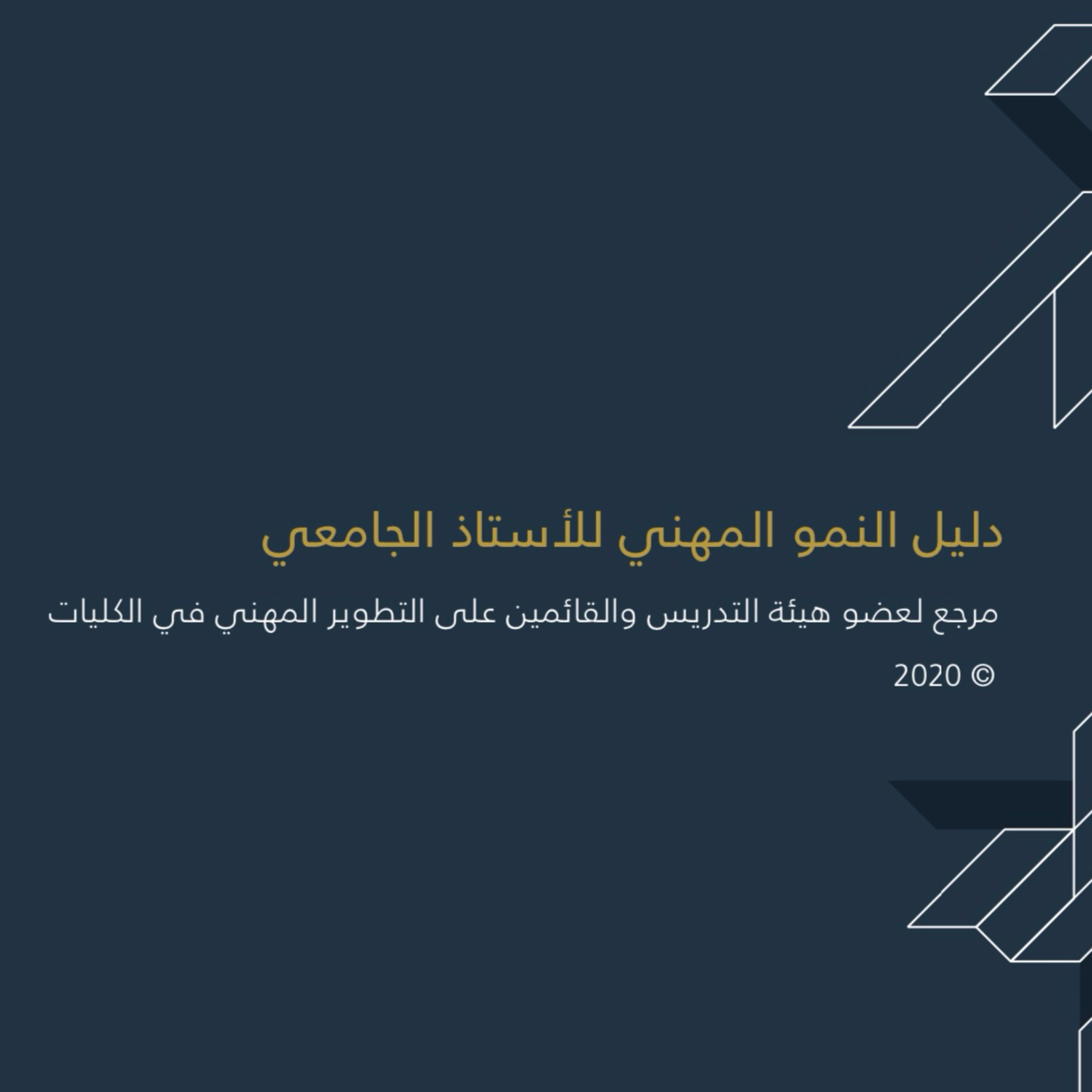 دليل النمو المهني للأستاذ الجامعي